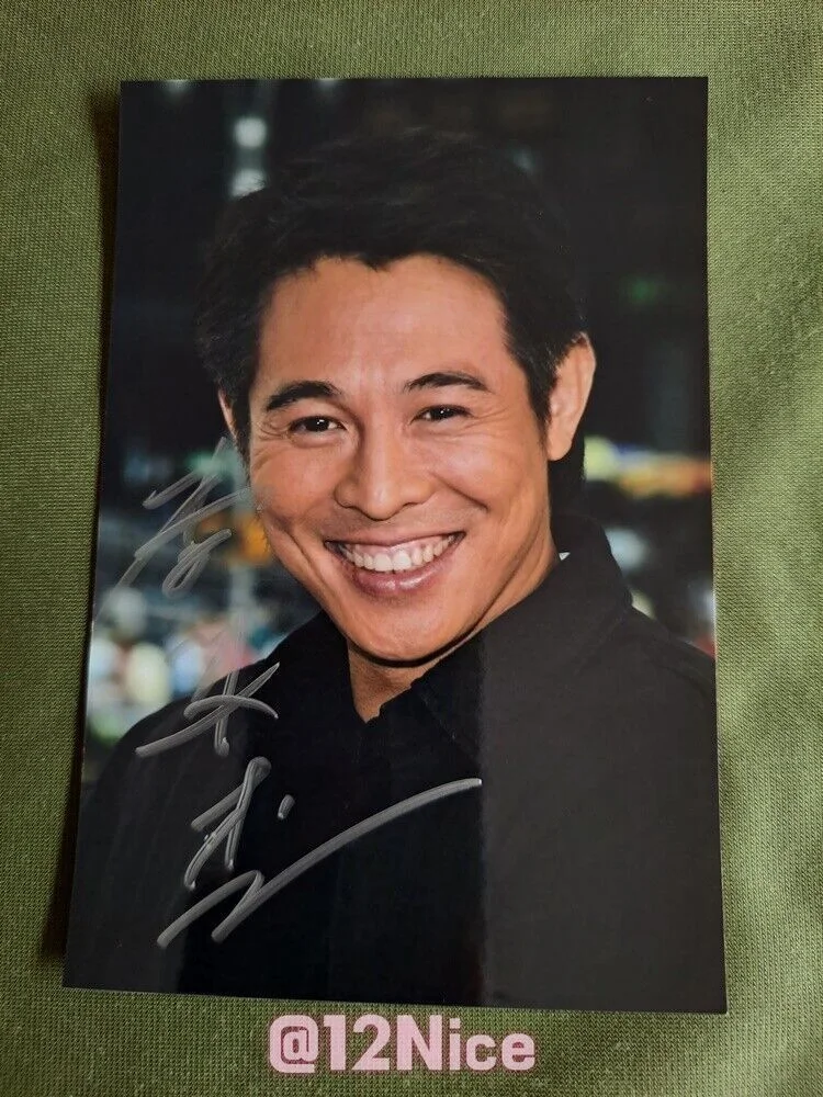 JET LI Autographed Signed Photo Autographs Collectibles 4*6 COLLECTION 23, image 4