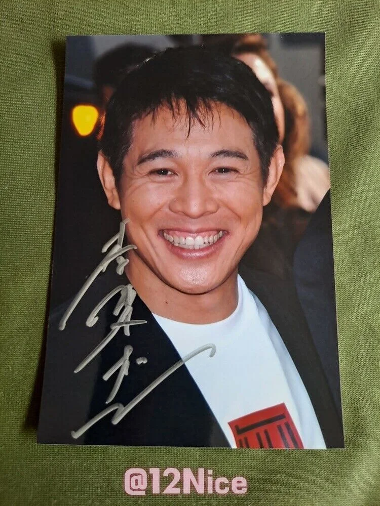JET LI Autographed Signed Photo Autographs Collectibles 4*6 COLLECTION 23, image 5