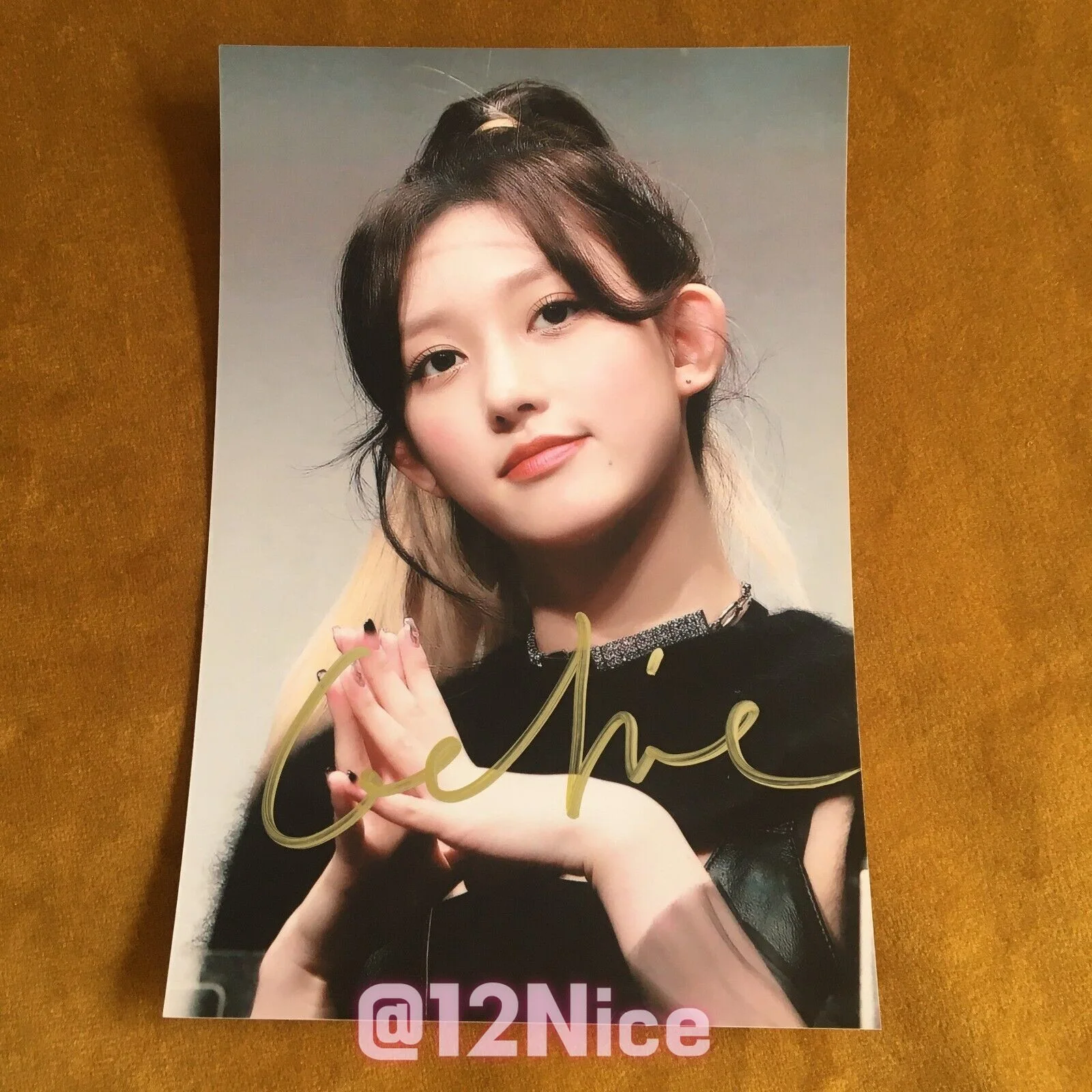 IVE Kim Gaeul GAEUL Autographed Signed Photo Collectibles 4*6 INCHES 2022, изображение 2
