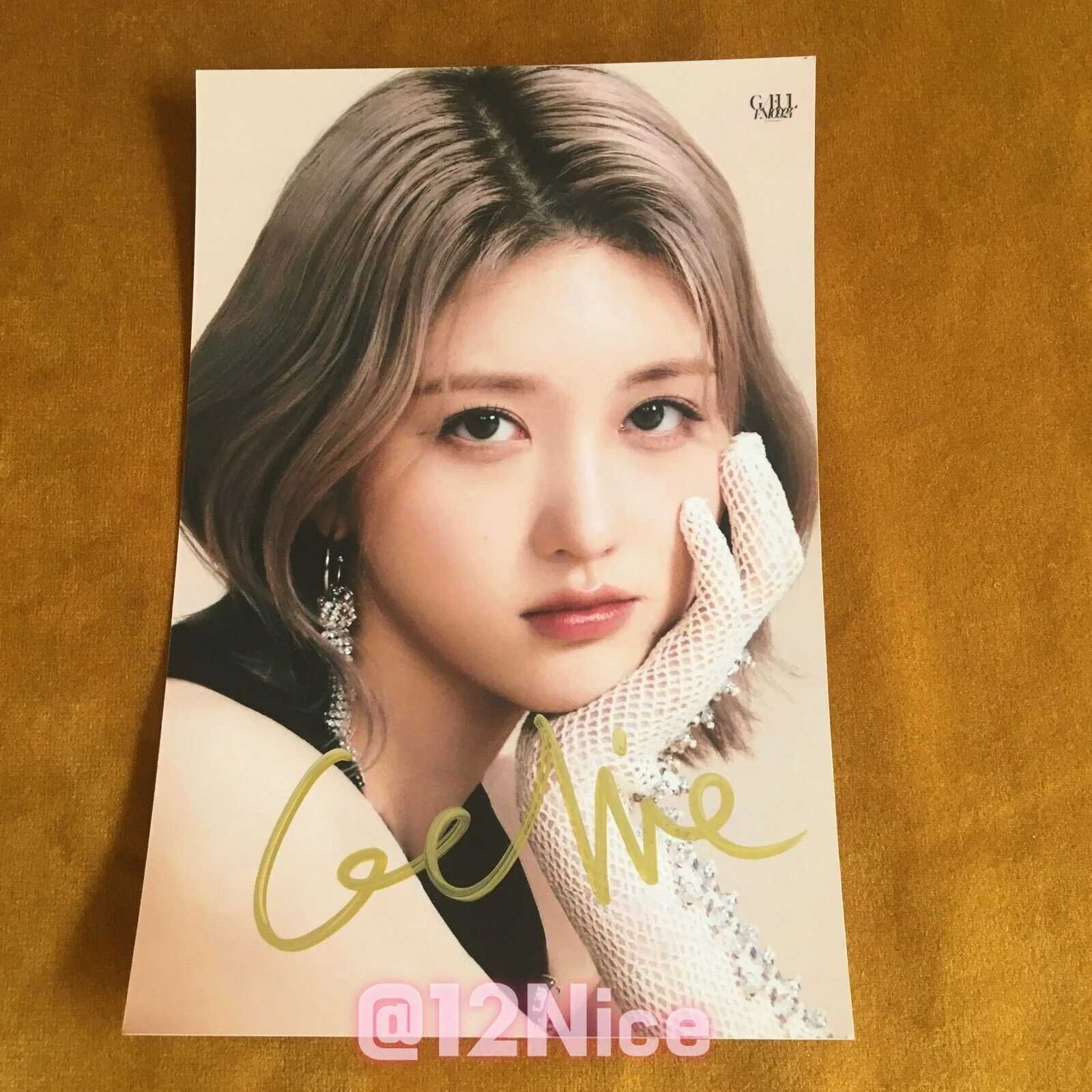 IVE Kim Gaeul GAEUL Autographed Signed Photo Collectibles 4*6 INCHES 2022, изображение 5