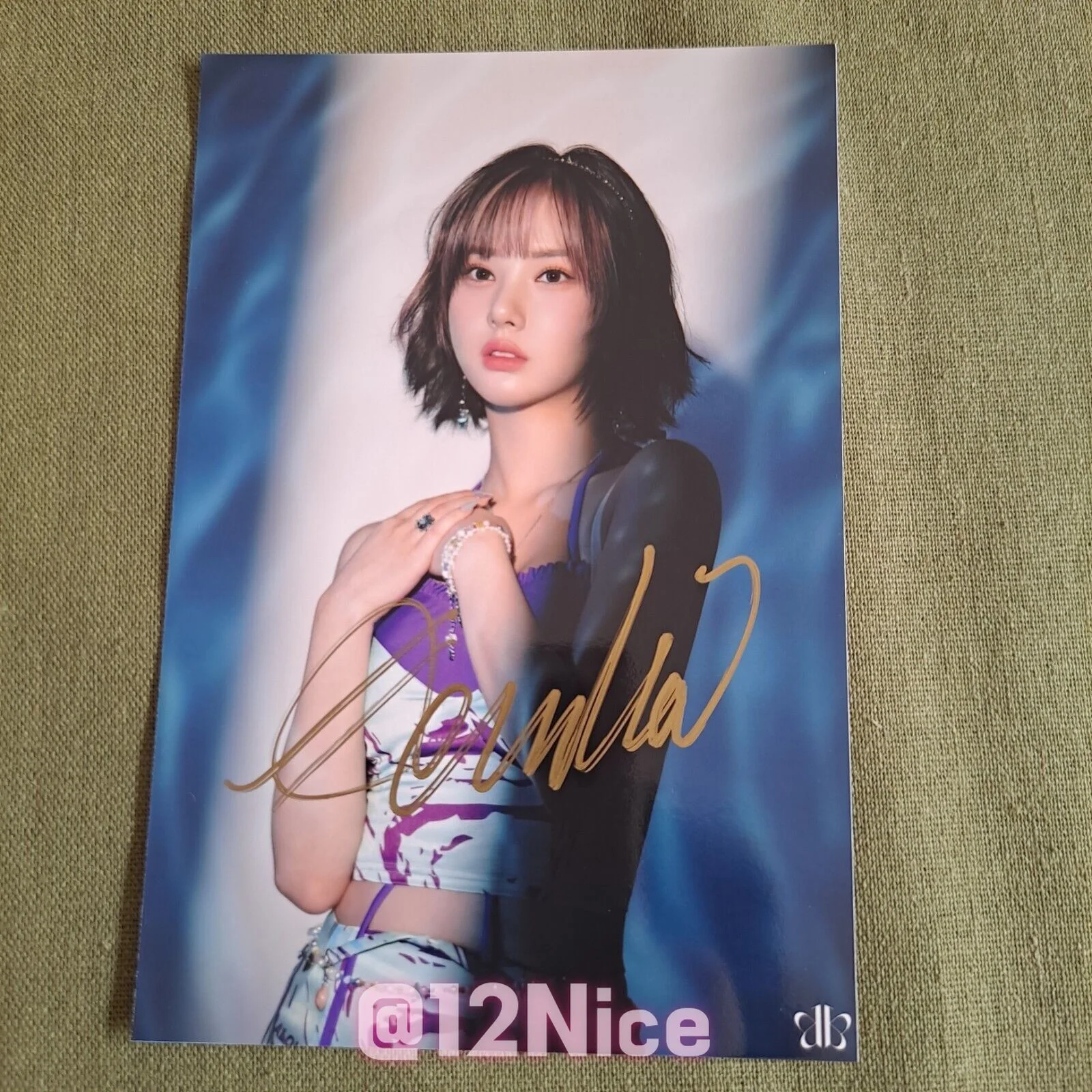 GFRIEND Eun Ha Autographed Signed Photo Autographs 4*6 GIFTS K-POP 2022, изображение 4