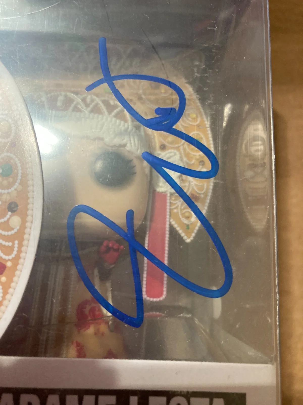 Jamie Lee Curtis Signed Madame Leota Funko Haunted Mansion with COA, image 2