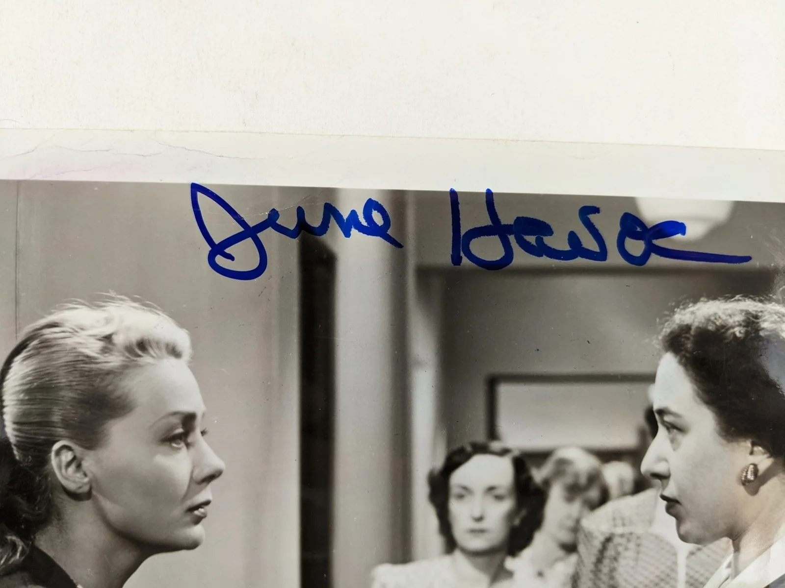 June Havoc — June Havoc Signed 8x10 B&W Convict Molly X Still Movie Photo Autographed, изображение 2