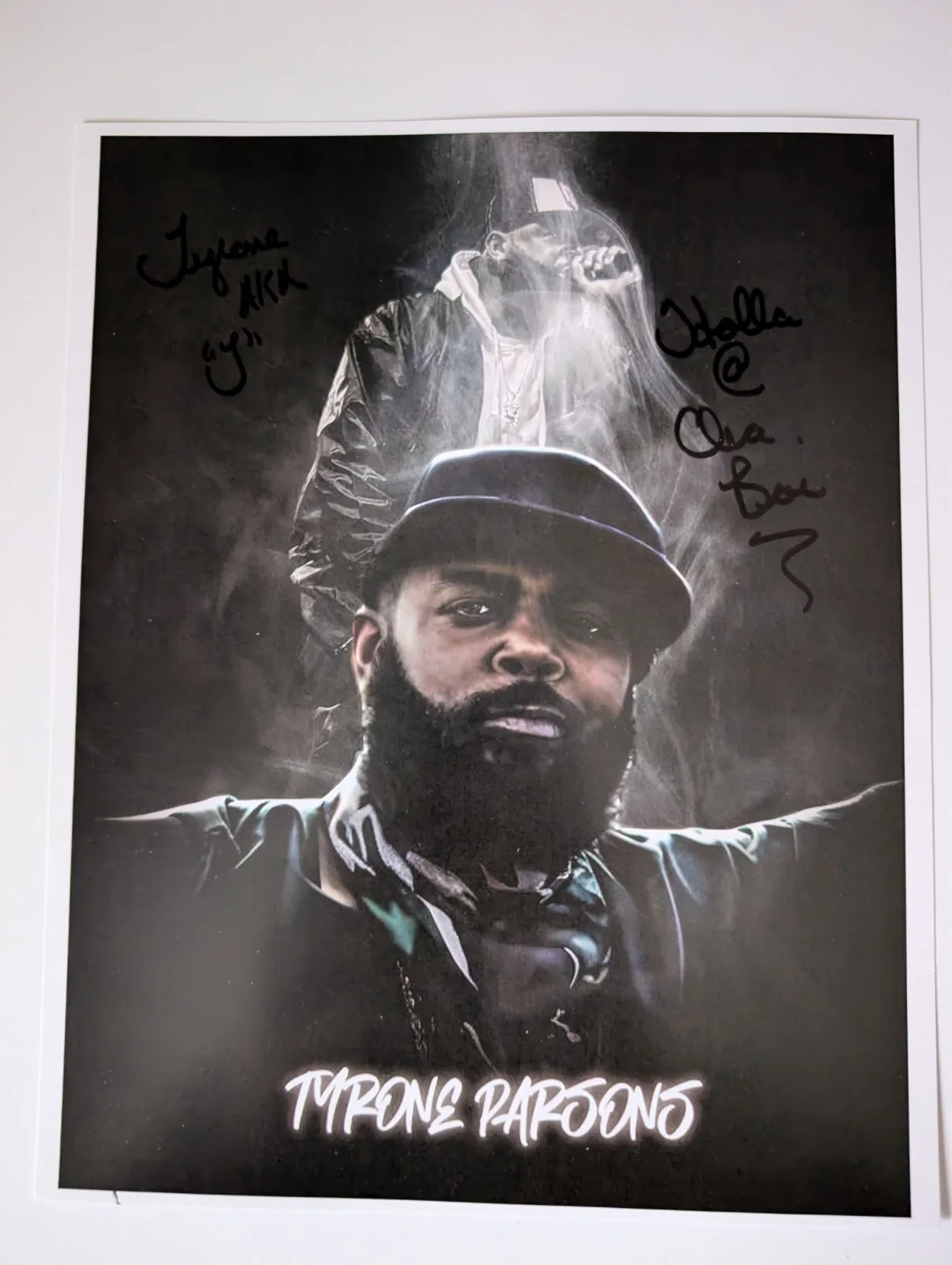 TYRONE PARSONS — TYRONE PARSONS TRAILER PARK BOYS SIGNED 8X10 PHOTO WITH COA