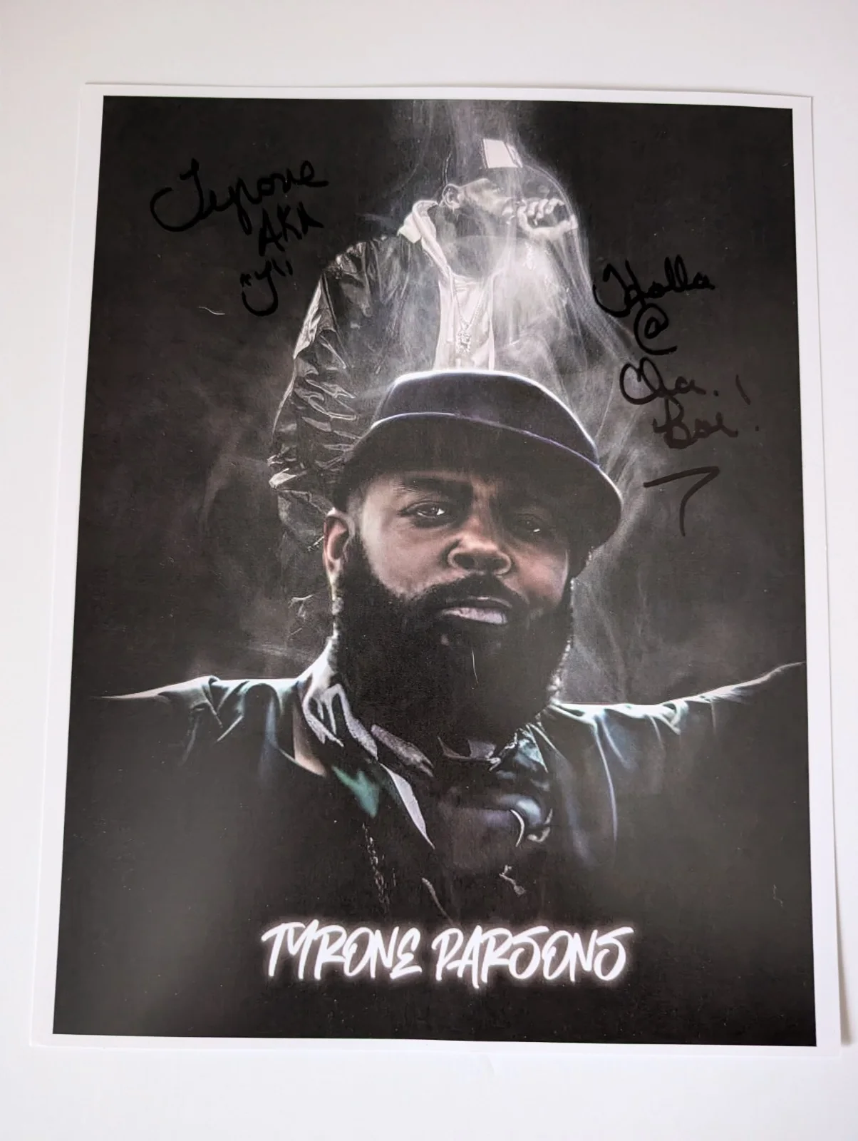 TYRONE PARSONS — TYRONE PARSONS TRAILER PARK BOYS SIGNED 8X10 PHOTO WITH COA