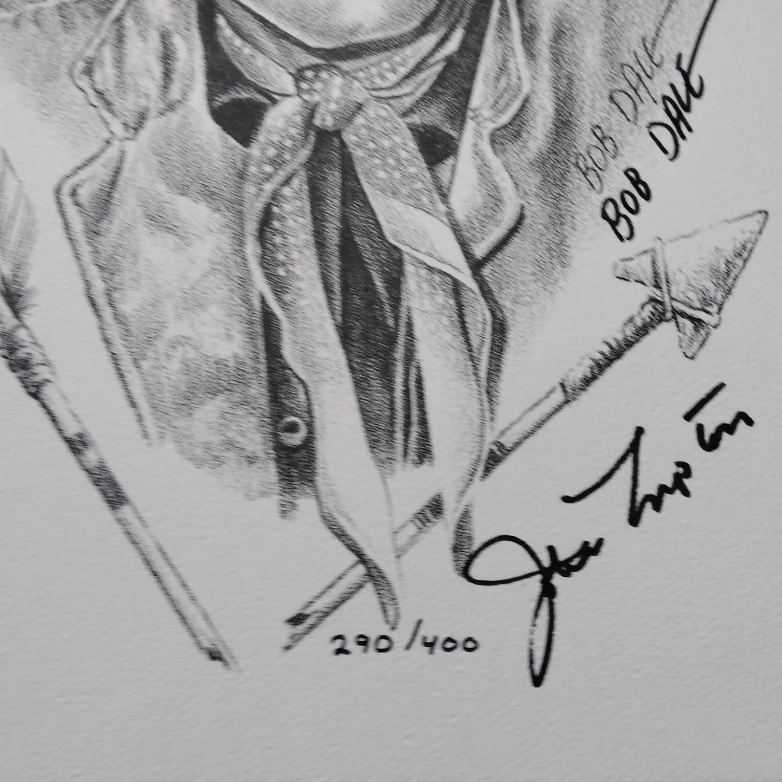 John Lupton SIGNED Drawing 50s Movie TV Actor Battle Cry Broken Arrow Rebel Set, изображение 4