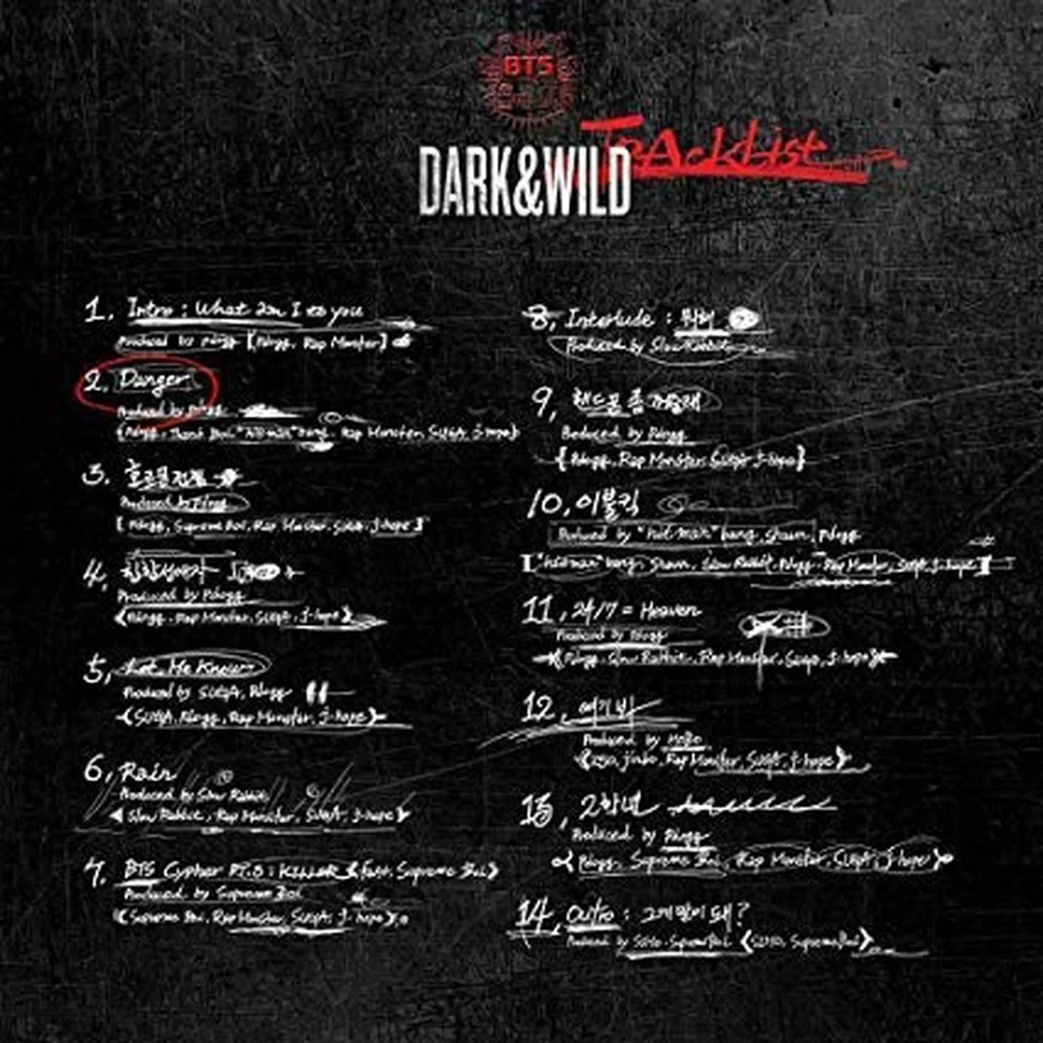 BTS 1st Album [DARK & WILD] CD + PhotoCard + PhotoBook + Message Photocards S..., изображение 2