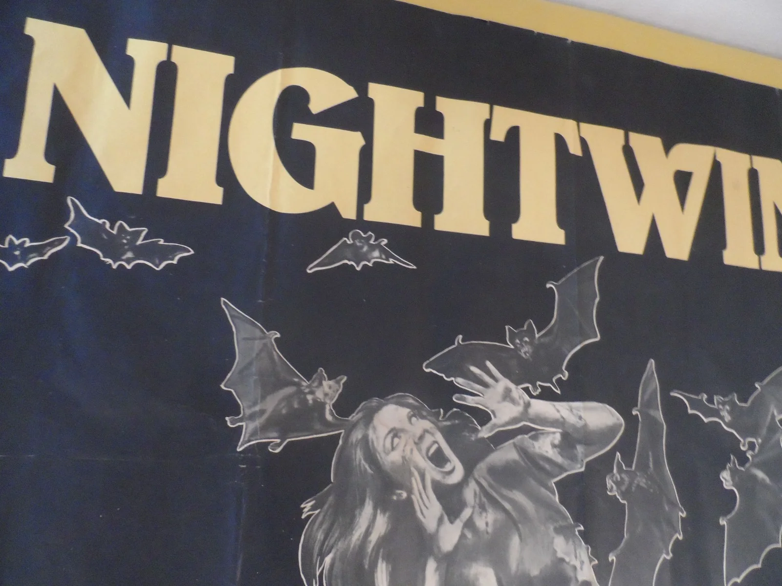 UK Quad, original 1979 movie Nightwing - Bats horror, like Jaws or Covid bats!, изображение 3