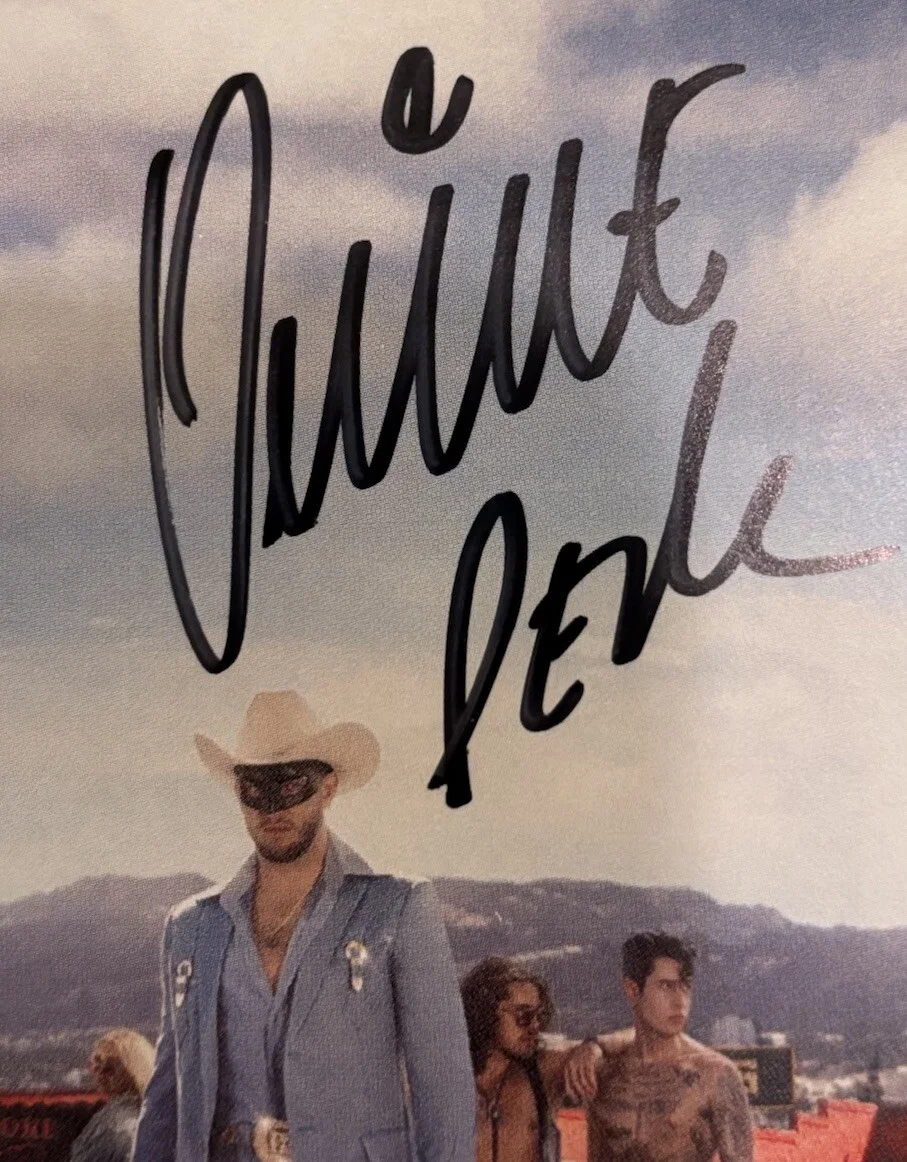 ORVILLE PECK STAMPEDE AUTOGRAPHED SIGNED ART CARD NEW CD JACKET JSA COA CA44080, изображение 3