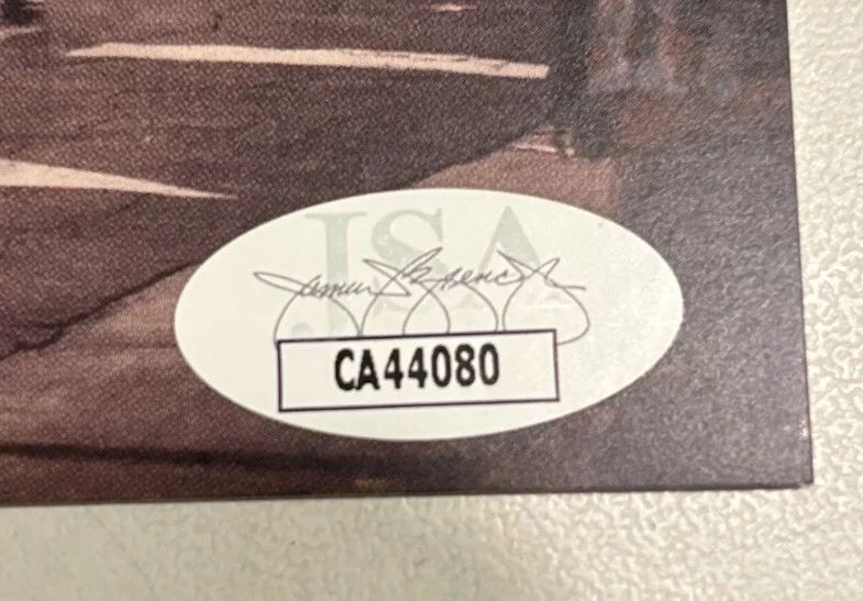 ORVILLE PECK STAMPEDE AUTOGRAPHED SIGNED ART CARD NEW CD JACKET JSA COA CA44080, изображение 4