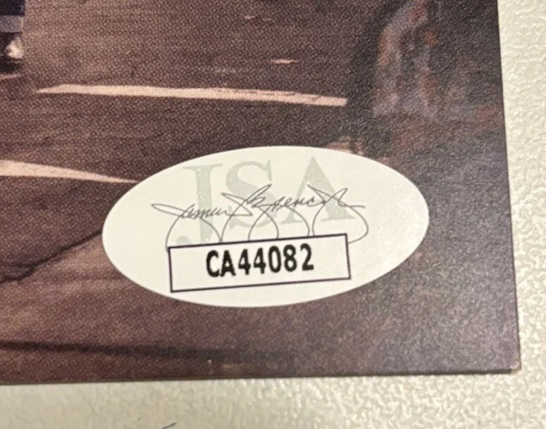 ORVILLE PECK STAMPEDE AUTOGRAPHED SIGNED ART CARD NEW CD JACKET JSA COA CA44082, image 4