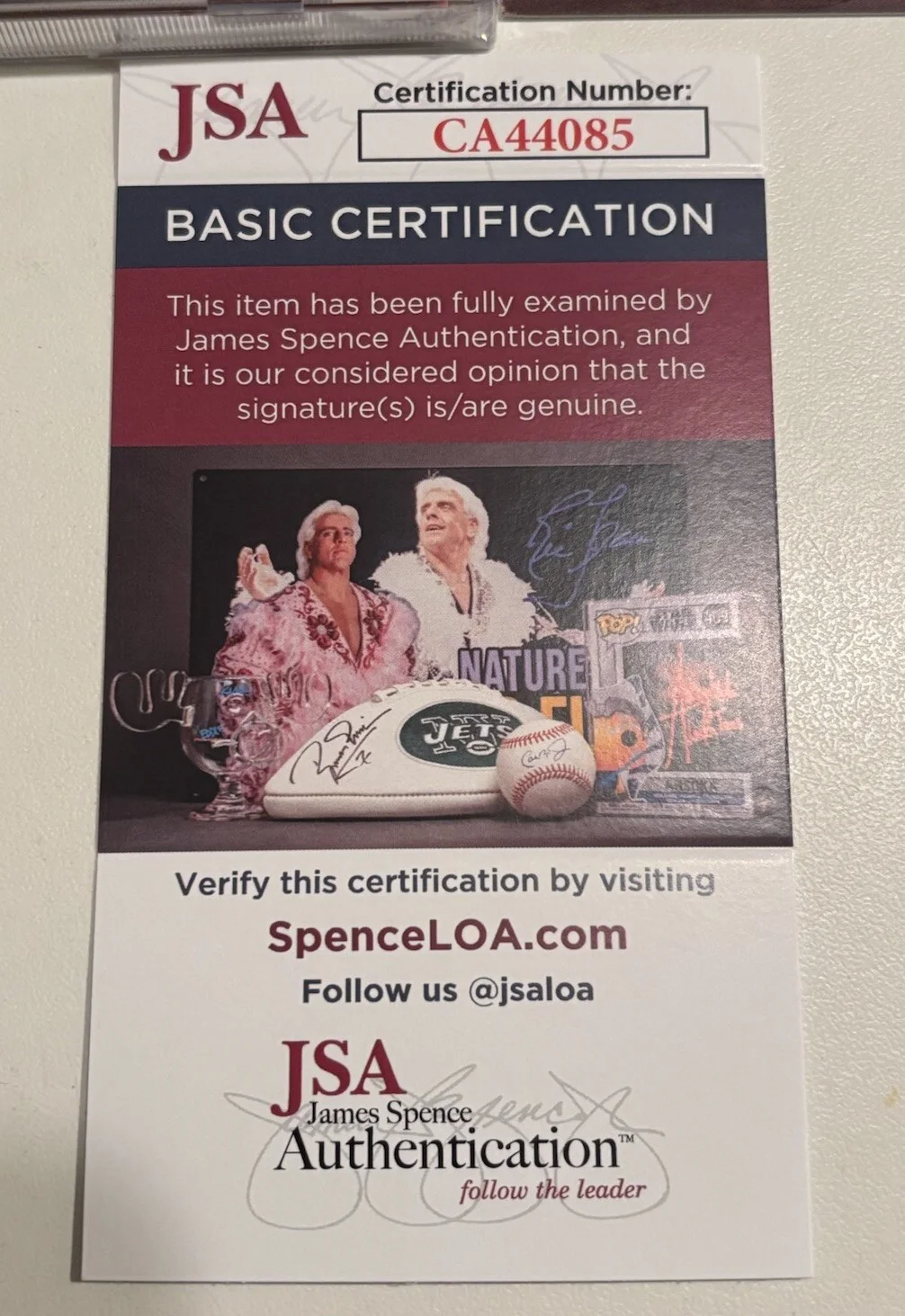 ORVILLE PECK STAMPEDE AUTOGRAPHED SIGNED ART CARD NEW CD JACKET JSA COA CA44085, image 5