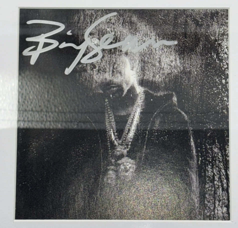 BIG SEAN DARK SKY PARADISE SIGNED CD AUTOGRAPHED FRAMED & MATTED JSA COA VV68177, image 2
