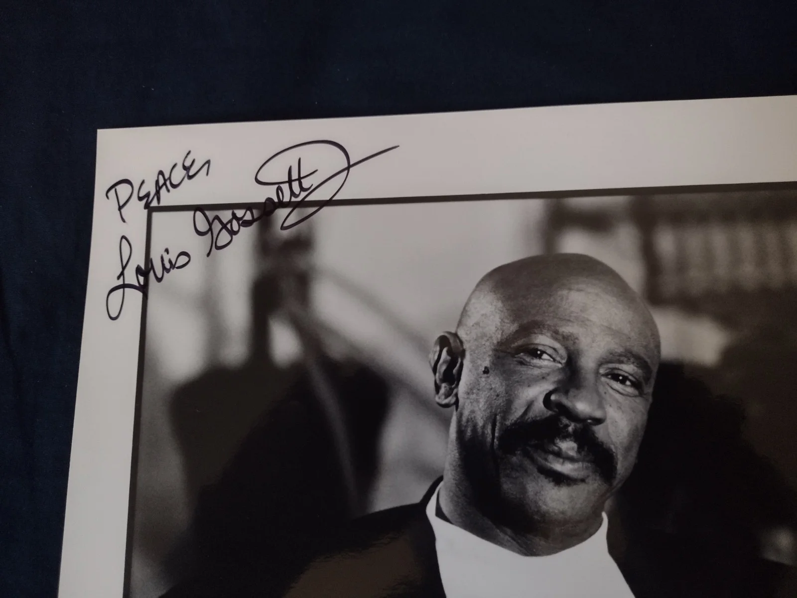 Louis Gossett Jr. Autographed Photo 'An Officer And A Gentleman' Academy Award, изображение 2