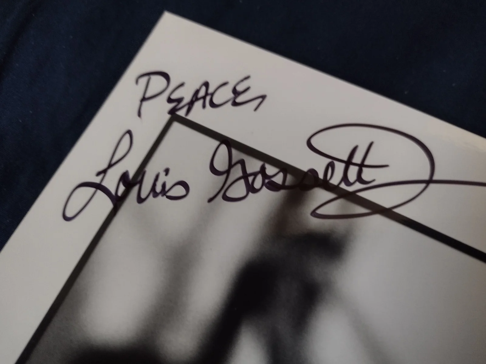 Louis Gossett Jr. Autographed Photo 'An Officer And A Gentleman' Academy Award, изображение 3