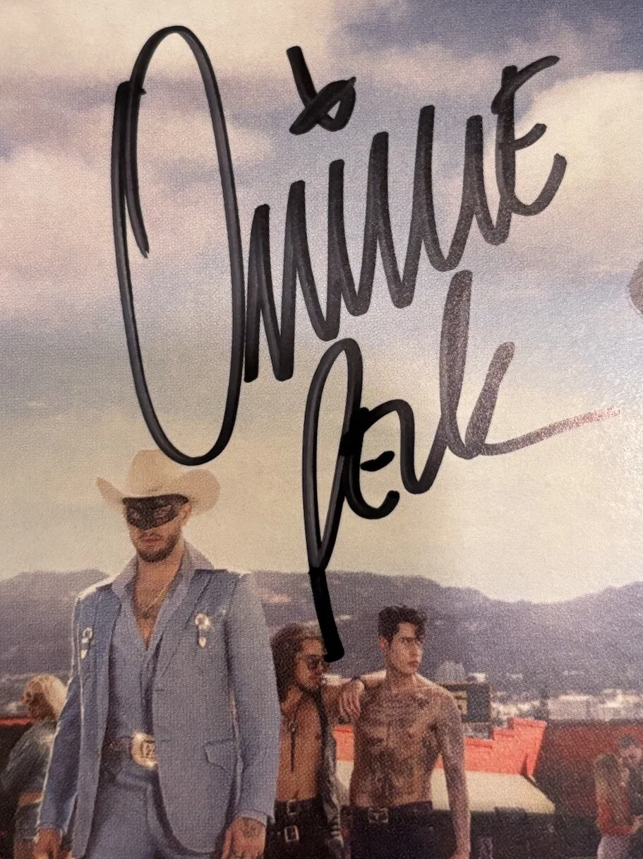 ORVILLE PECK STAMPEDE AUTOGRAPHED SIGNED ART CARD NEW CD JACKET JSA COA CA44093, image 3