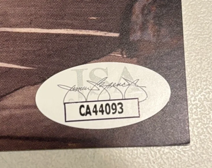 ORVILLE PECK STAMPEDE AUTOGRAPHED SIGNED ART CARD NEW CD JACKET JSA COA CA44093, image 4