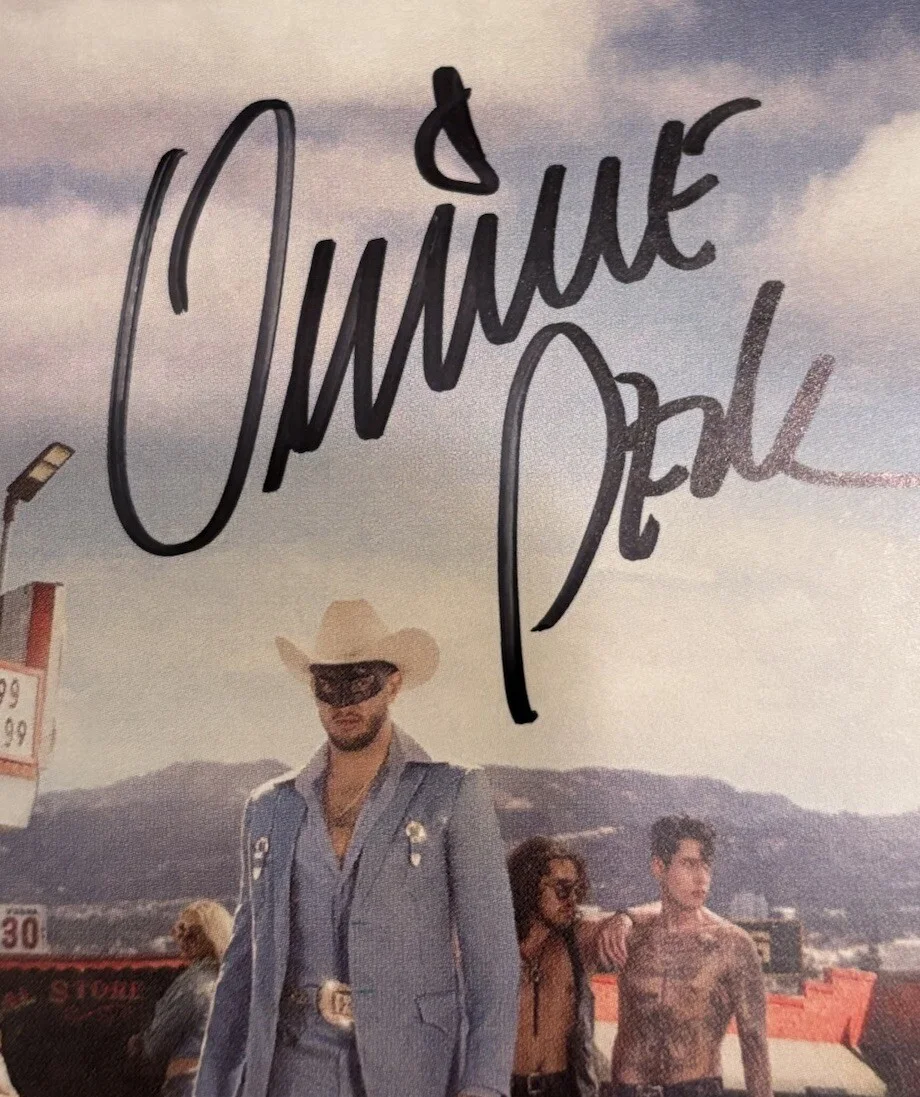 ORVILLE PECK STAMPEDE AUTOGRAPHED SIGNED ART CARD NEW CD JACKET JSA COA CA44096, image 3