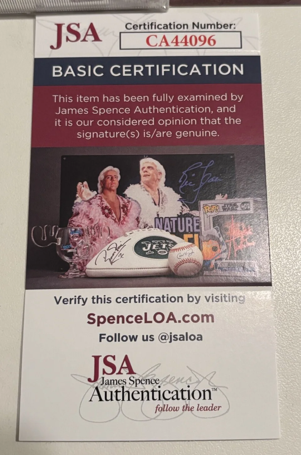 ORVILLE PECK STAMPEDE AUTOGRAPHED SIGNED ART CARD NEW CD JACKET JSA COA CA44096, image 5