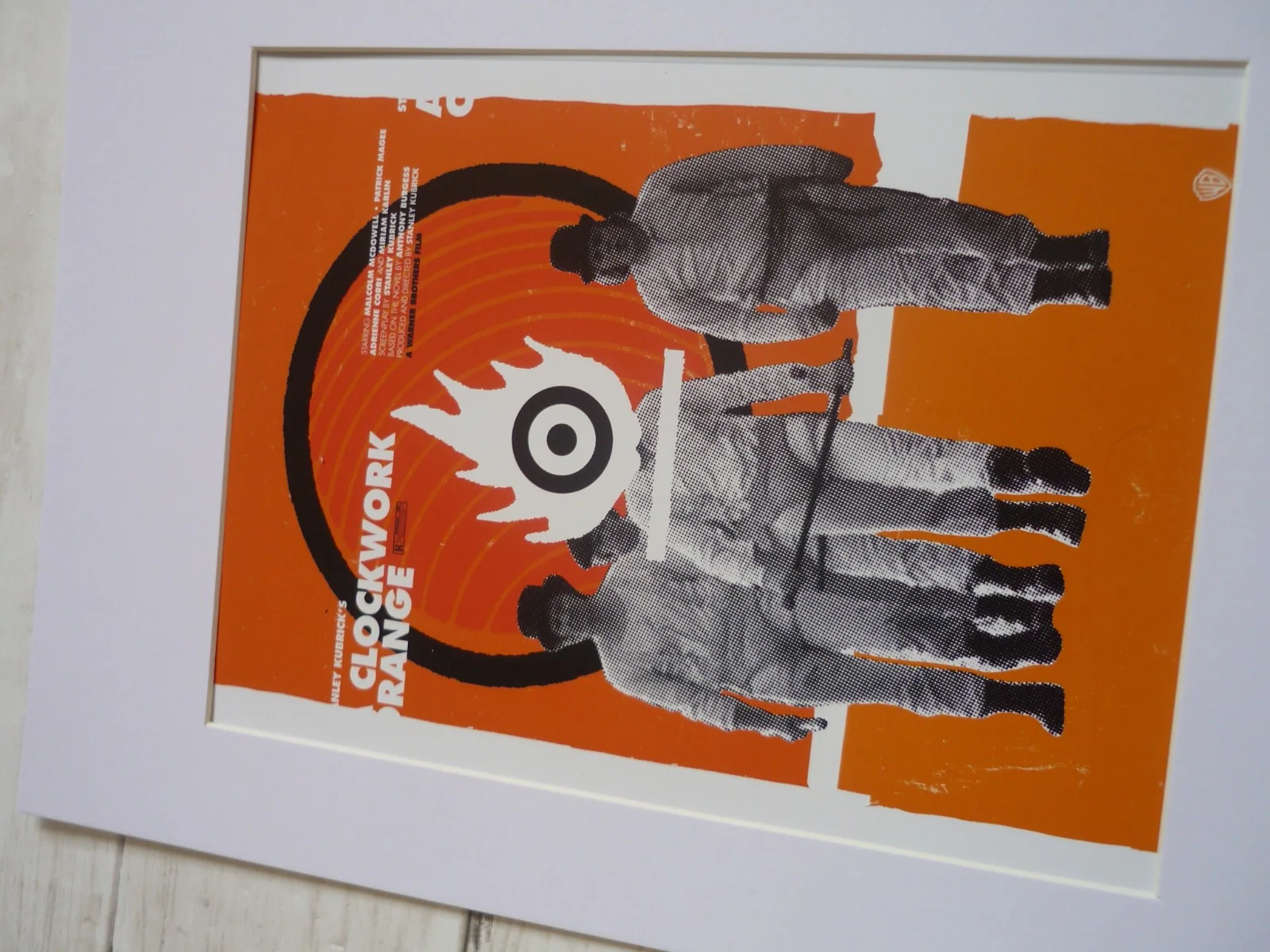 A4 ready To Be framed a clockwork orange kubrick, image 2