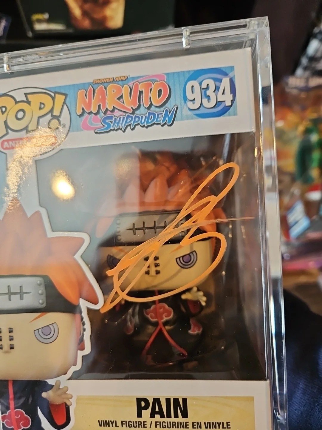 Troy Baker — Troy Baker Signed Autographed Funko Pop #934 Naruto Shippuden PAIN JSA, image 5