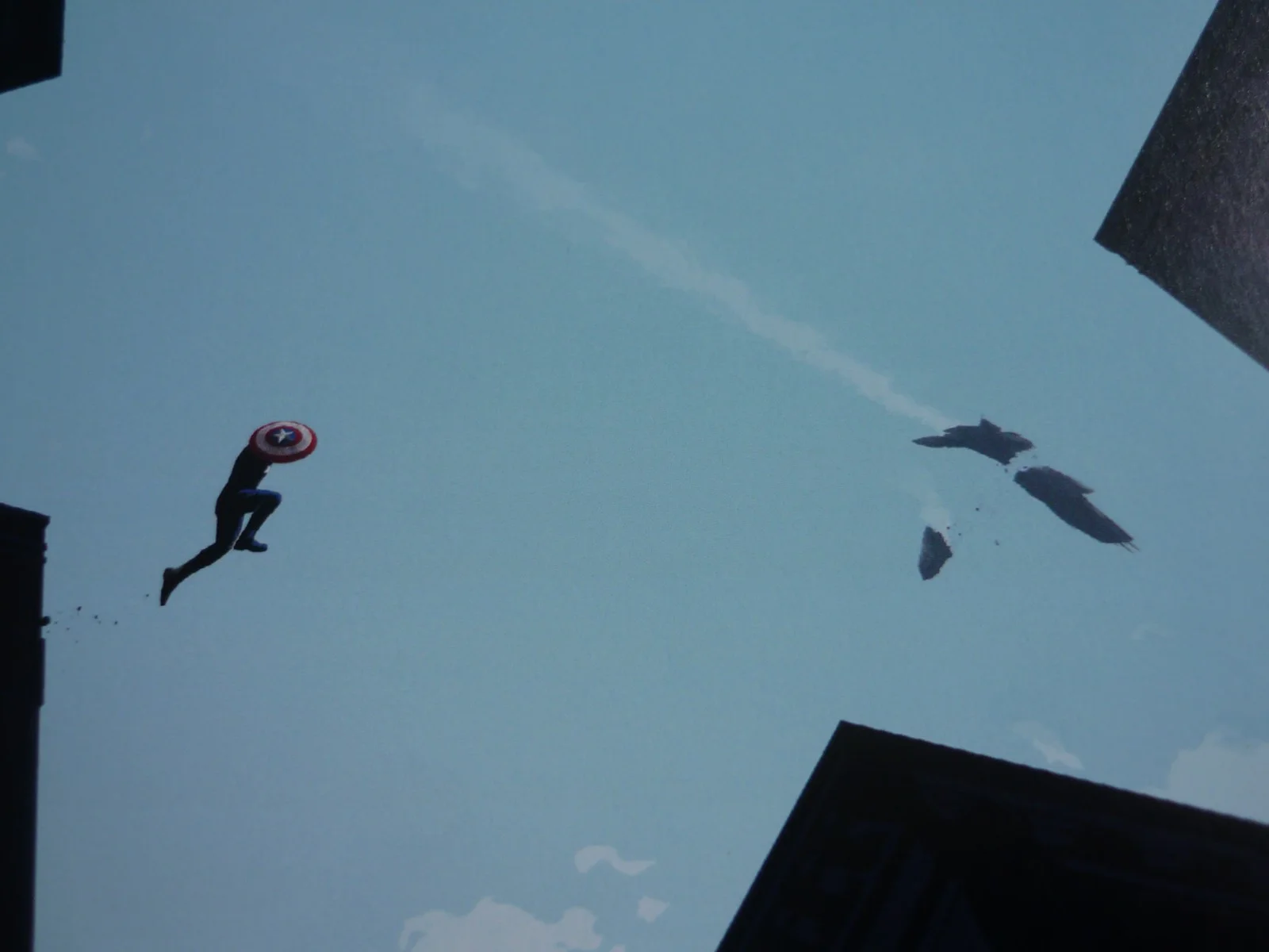 A4 ready To Be framed captain america winter soldier, изображение 2
