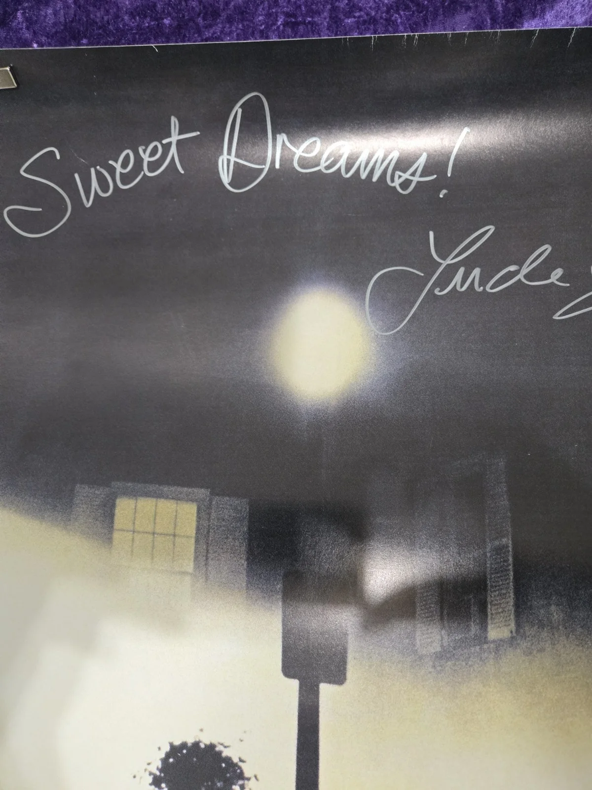The Exorcist Linda Blair Signed Sweet Dream! 22”X 34” Poster COA, изображение 5