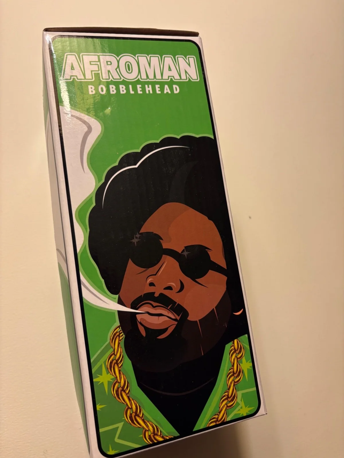AFROMAN Bobblehead BOXED AND UNOPENED - RARE OOP! Why buy? Because I Got High, image 3