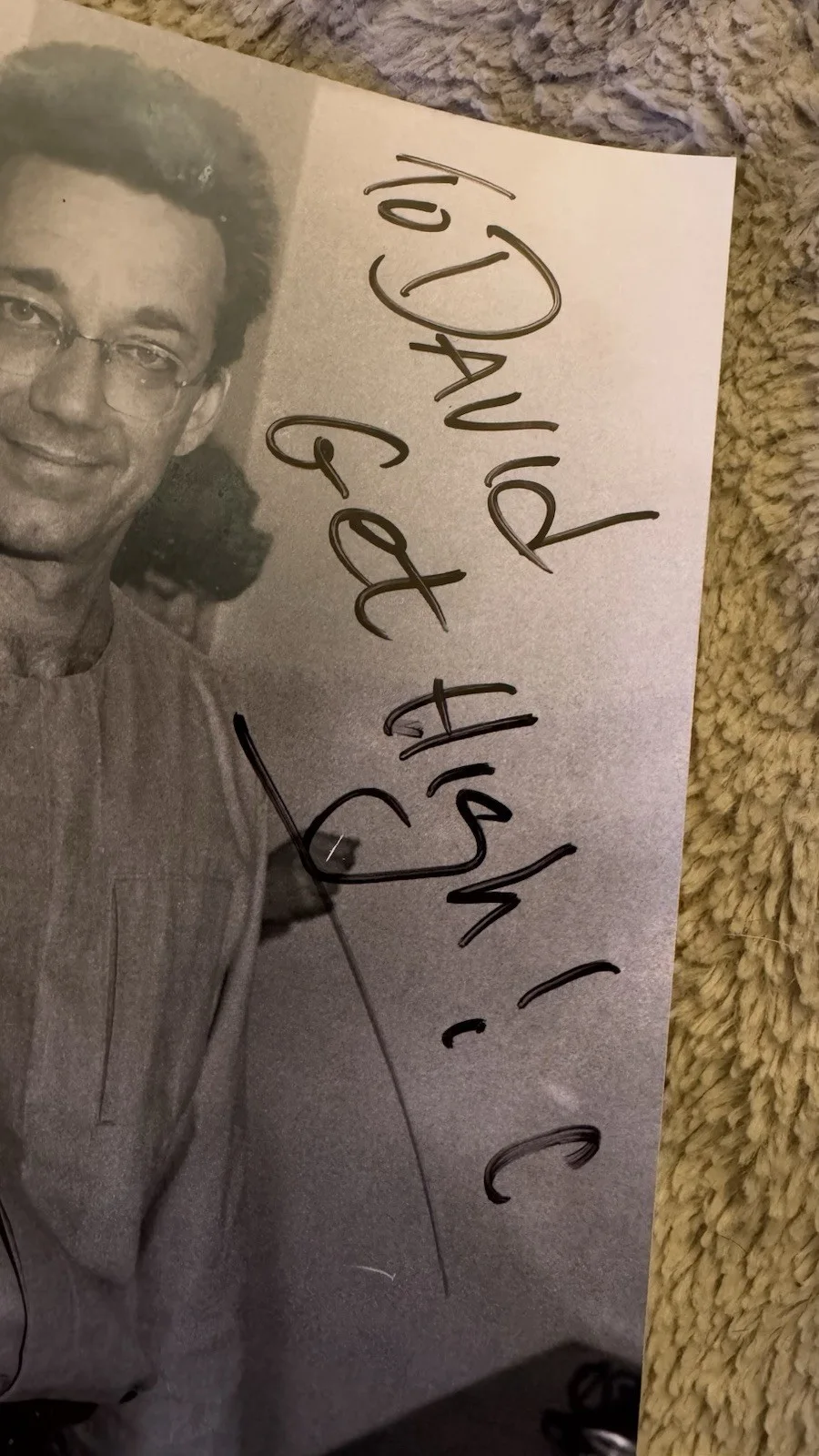 RAY MANZAREK - OF THE DOORS - AUTOGRAPHED PHOTO I TOOK OF HIM - GET HIGH!, изображение 2