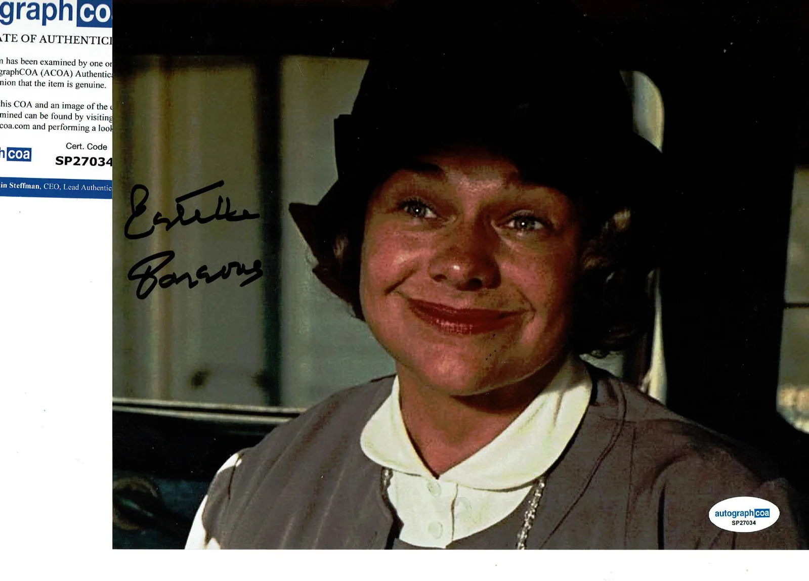 Estelle Parsons — Bonnie & Clyde Estelle Parsons autographed 8x10 smiling photo Autograph COA