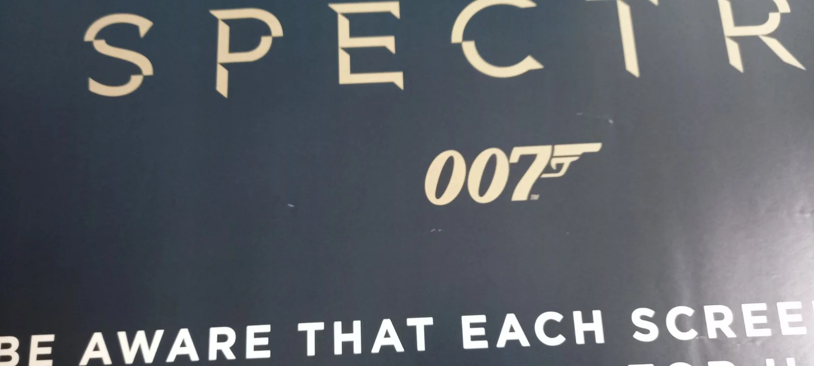 Spectre (2015) UK Quad Poster D/S 30" x 40" Rare Piracy Version - Bond 007, изображение 3