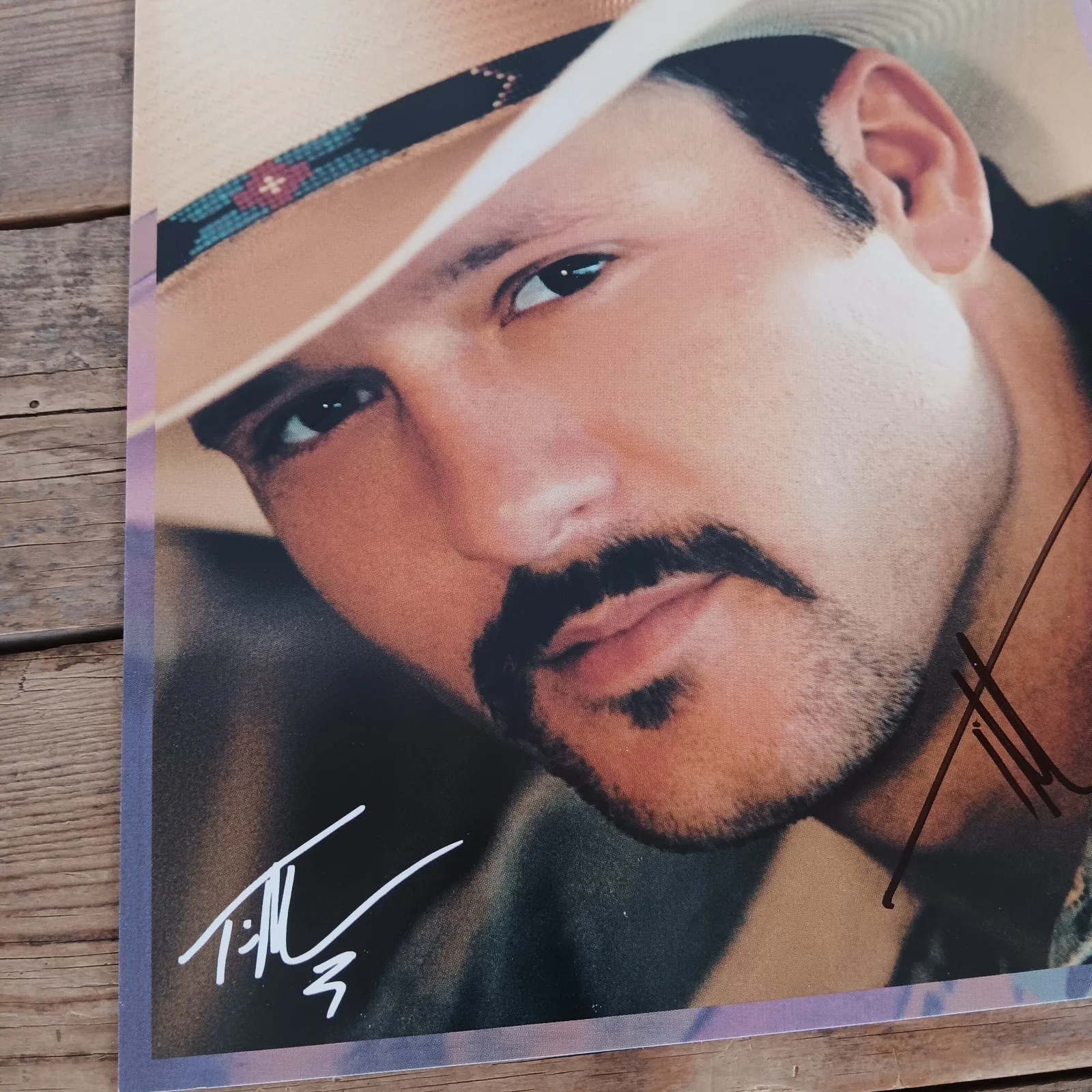 Tim McGraw Hand Signed Autographed Photograph Country Music Memorabilia, изображение 2