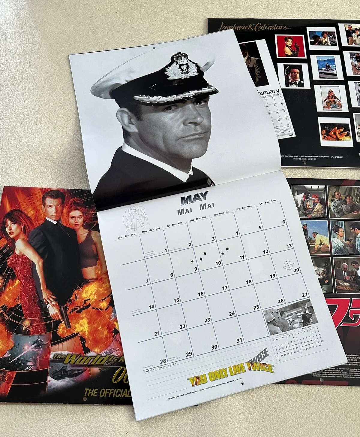 James Bond Calendars 2000 - 4x Calendars, image 5