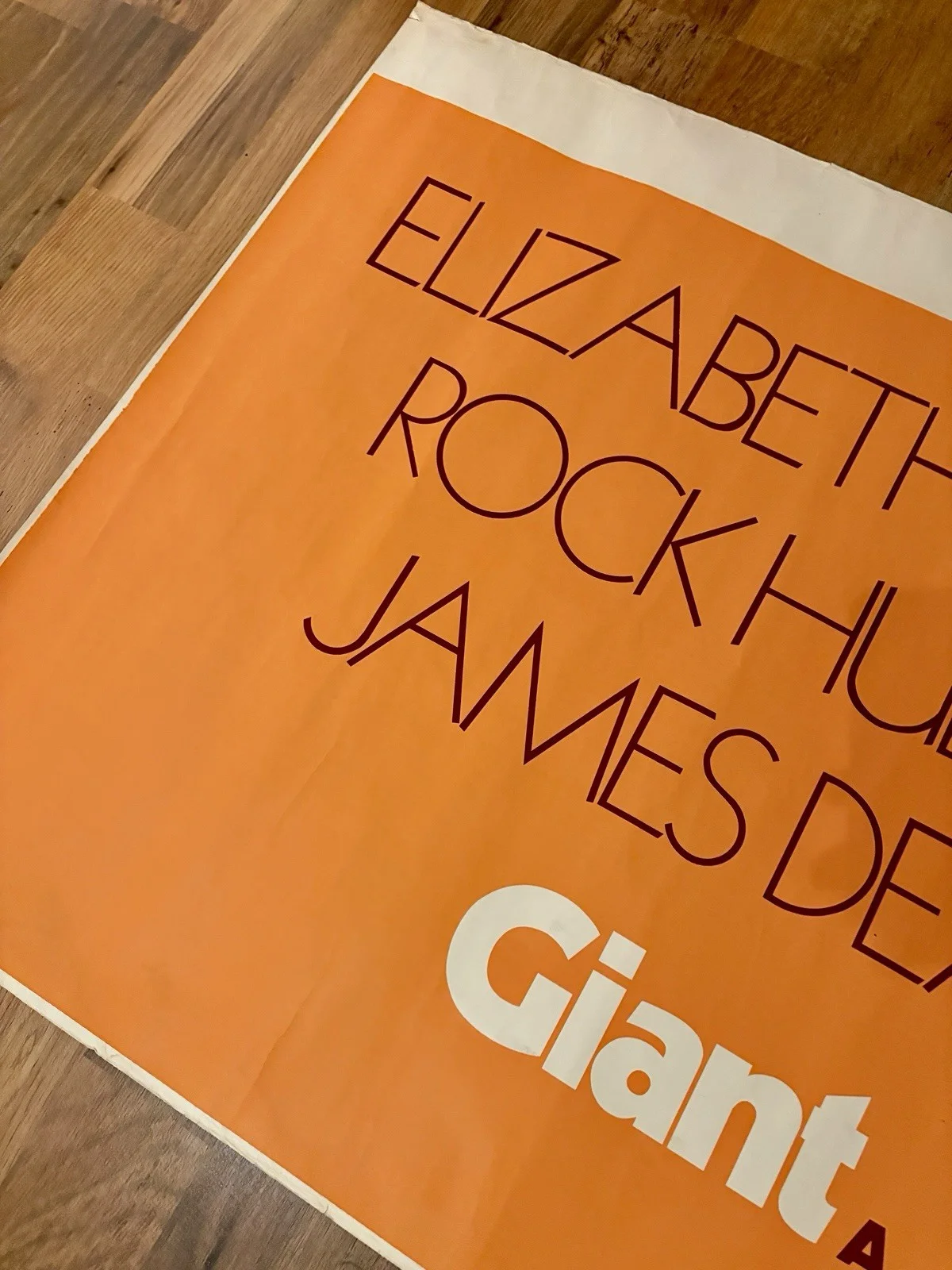 Giant - Vintage Film Poster UK Quad - Rock Hudson, Elizabeth Taylor, James Dean, изображение 2