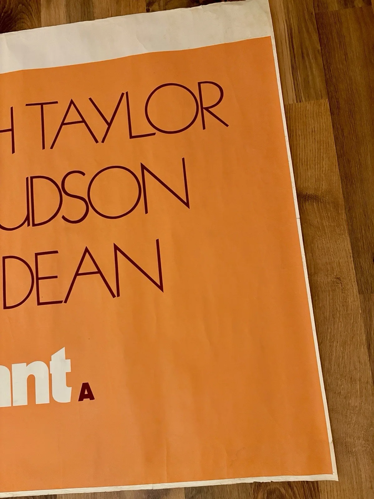Giant - Vintage Film Poster UK Quad - Rock Hudson, Elizabeth Taylor, James Dean, изображение 3