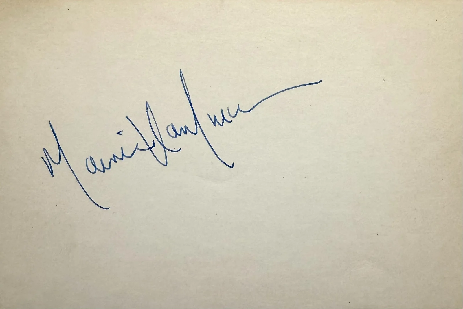Maurice Kaufmann — MAURICE KAUFMANN Signed Autographed 4"x 6" INDEX CARD The Vault of Horror GORGO, image 3