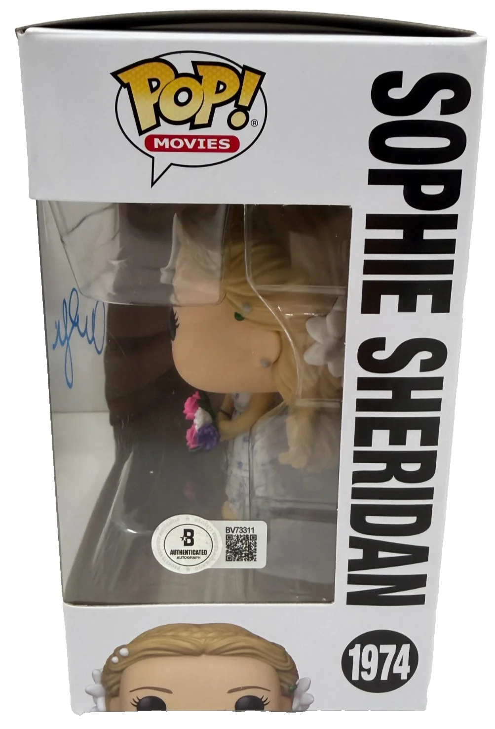 Amanda Seyfried — Amanda Seyfried Signed Sophie Sheridan Funko Mama Mia Autograph Beckett, изображение 2