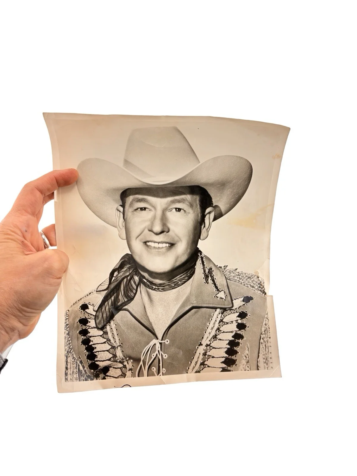 Rex Allen — REX ALLEN (1920-1999) signed 8x10 photo | Actor/Singer - autograph, изображение 2