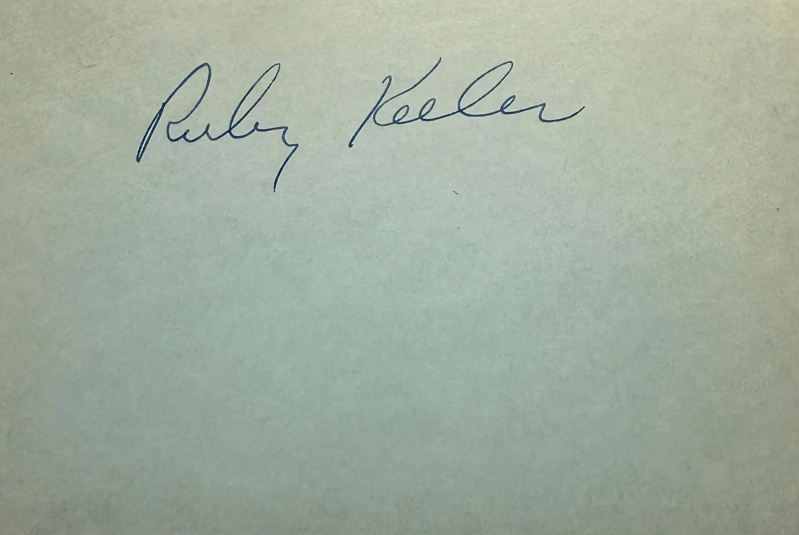 Ruby Keeler — RUBY KEELER Signed Autographed 4x6 INDEX CARD Footlight Parade 42nd Street DAMES, image 3