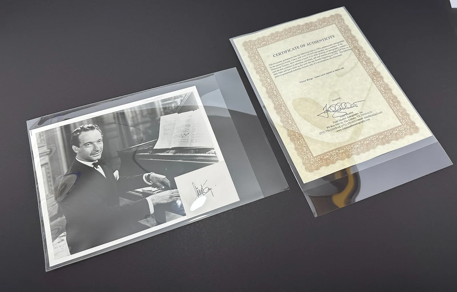 Victor Borge — Victor Borge Signed 8x10 Vintage Photo with COA Pianist Comedian Autograph Sign, изображение 5