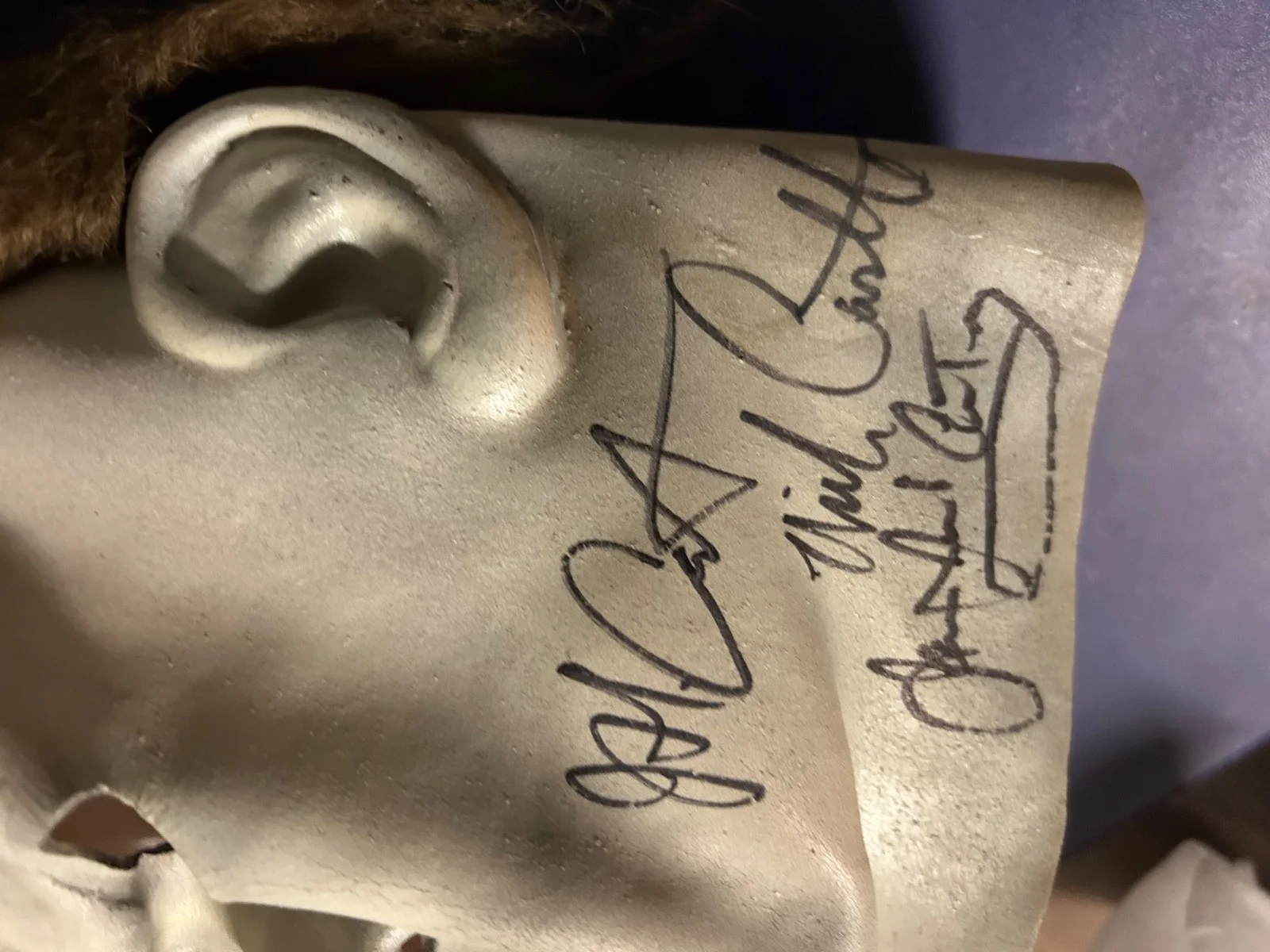Four Michael Myers Actors. John. Carpenter — Michael Myers Mask, Signed by 5, image 3
