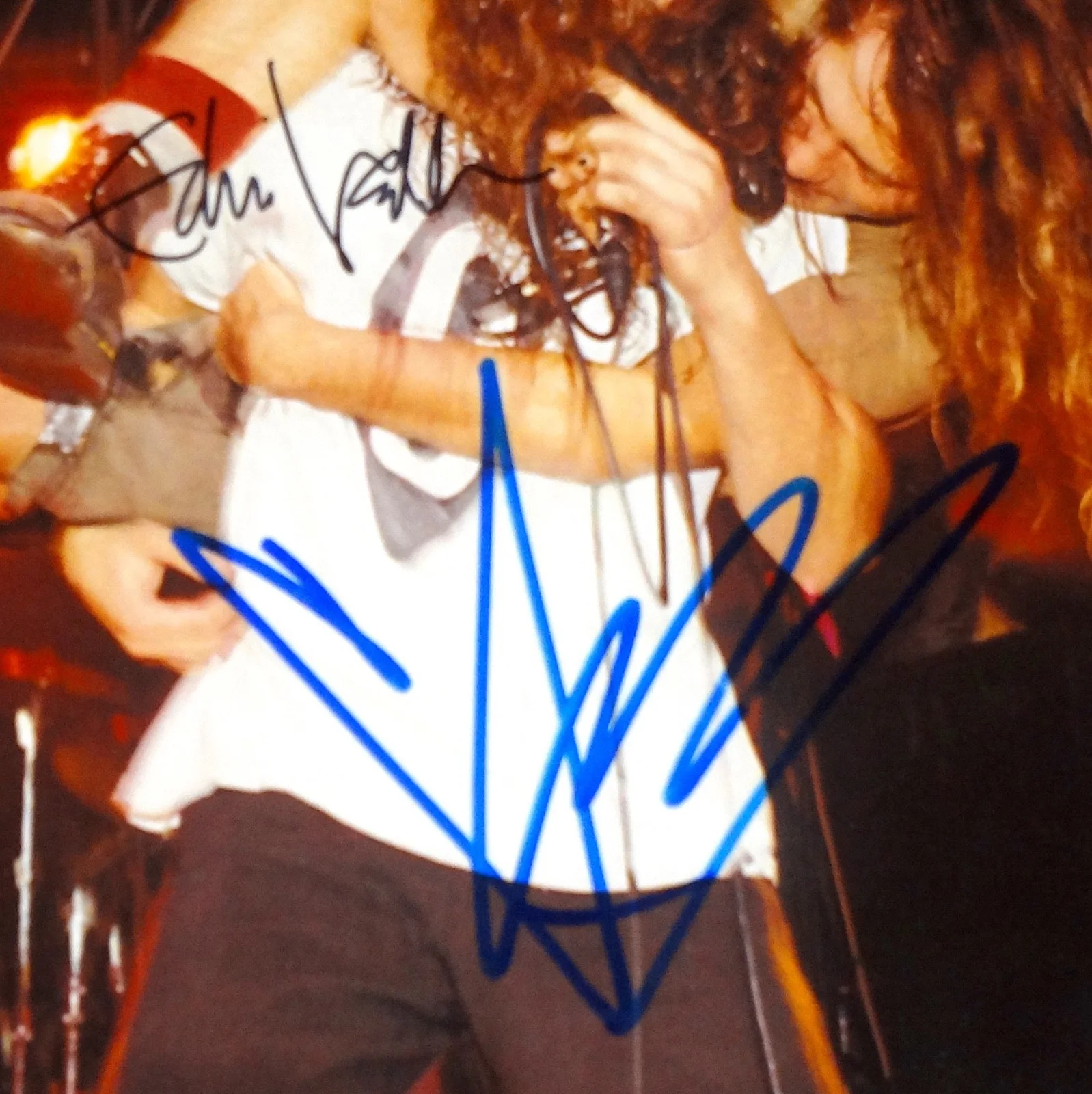 EDDIE VEDDER CHRIS CORNELL HAND SIGNED AUTOGRAPHED 11X14 VINTAGE PHOTO PROOF+JSA, изображение 2