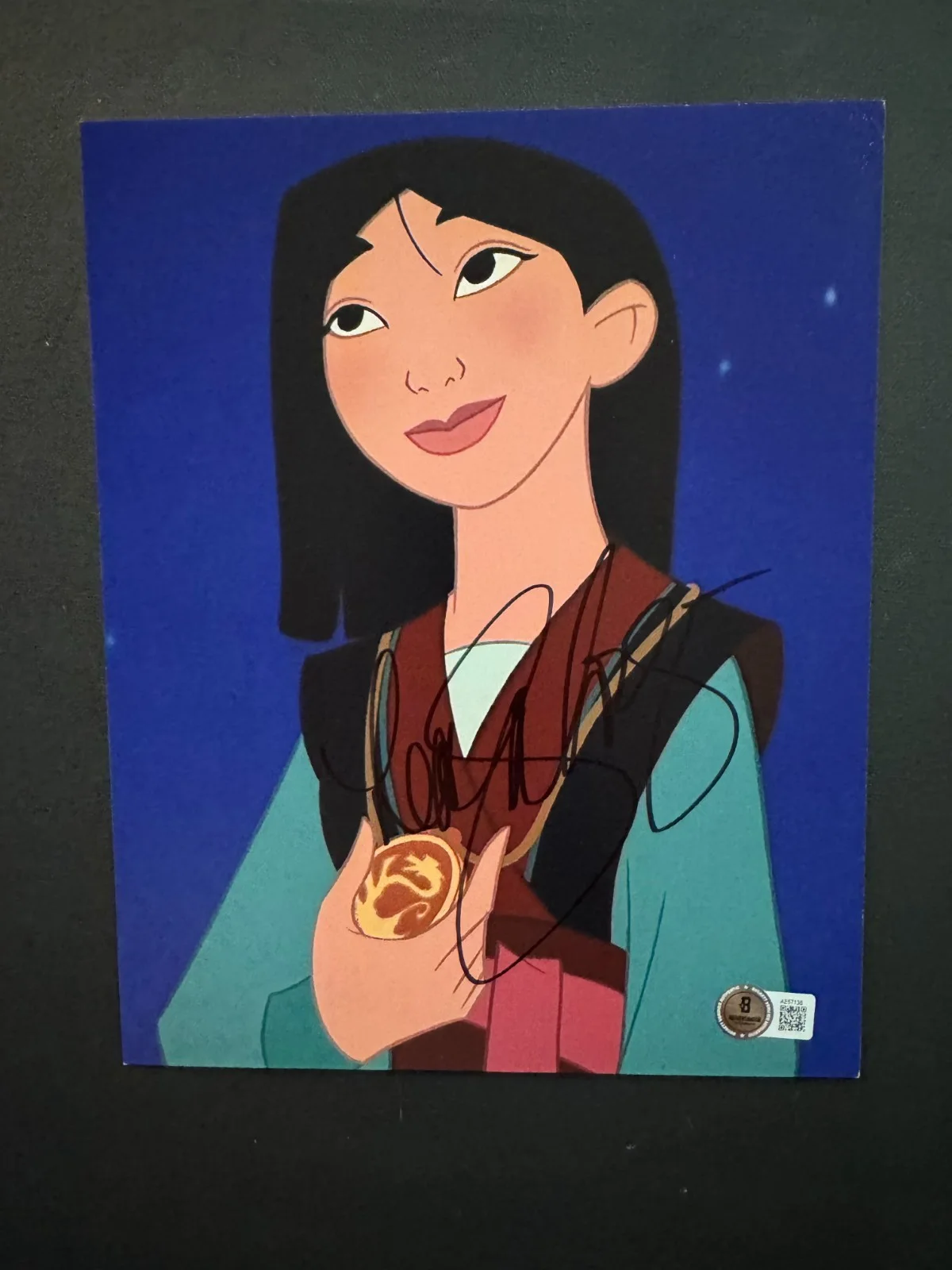 Lea Salonga — Lea Salonga autographed signed Disney Mulan Aladdin 8x10 photo Beckett BAS coa