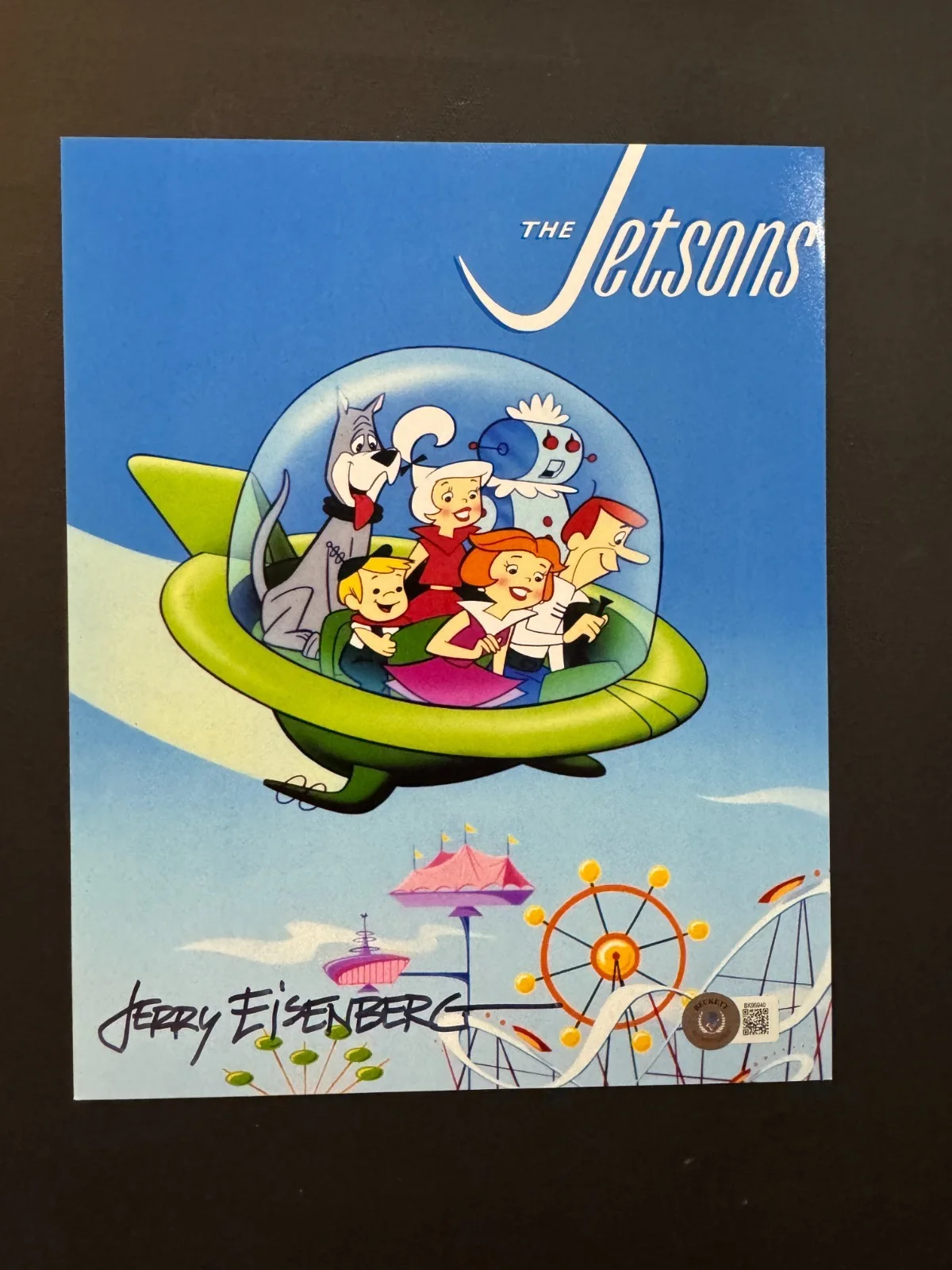 Jerry Eisenberg — Jerry Eisenberg Rare!! signed autographed The Jetsons 8x10 photo Beckett BAS coa