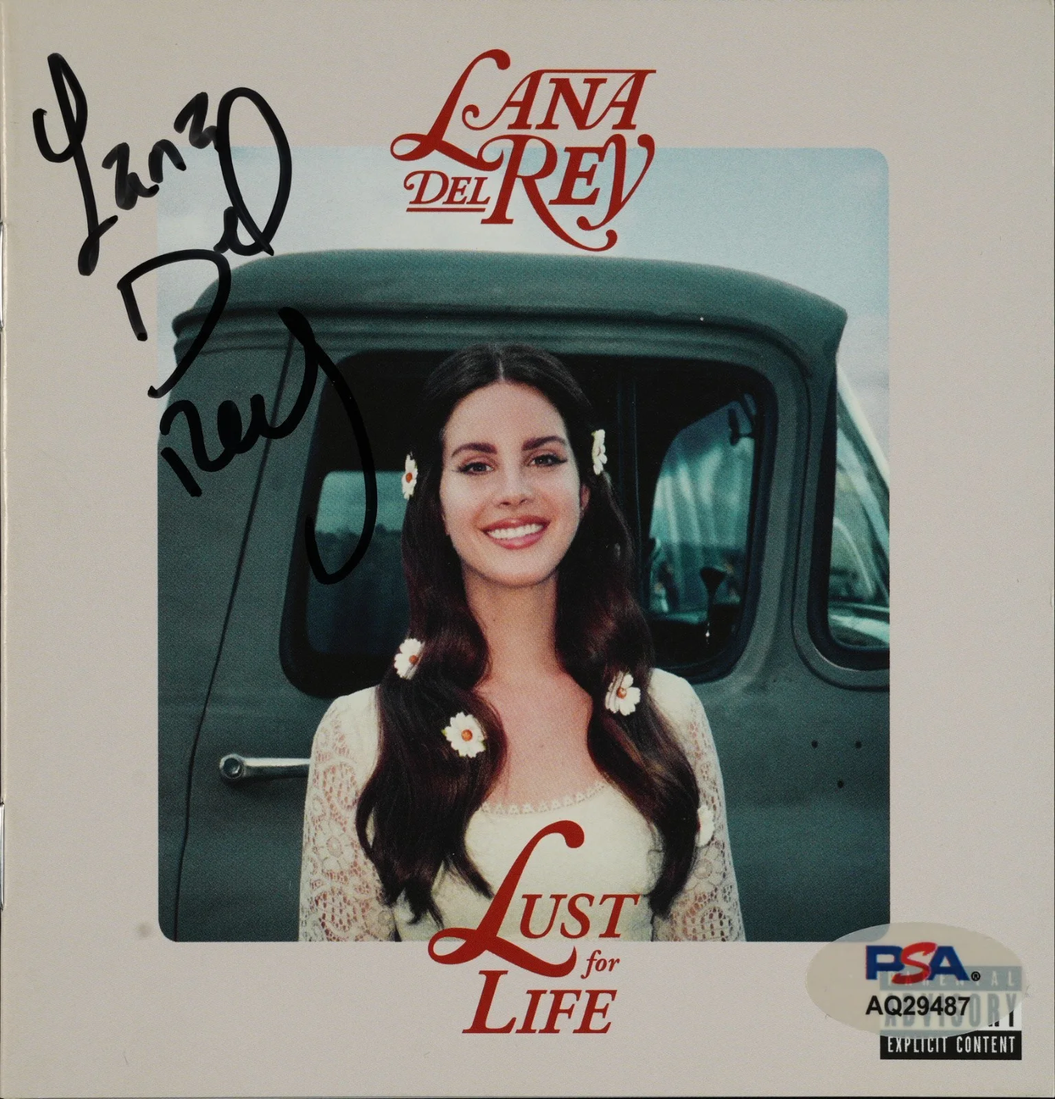 Lana Del Rey — LANA DEL REY SIGNED AUTOGRAPHED CD BOOKLET PSA SUMMERTIME SADNESS BORN TO DIE B