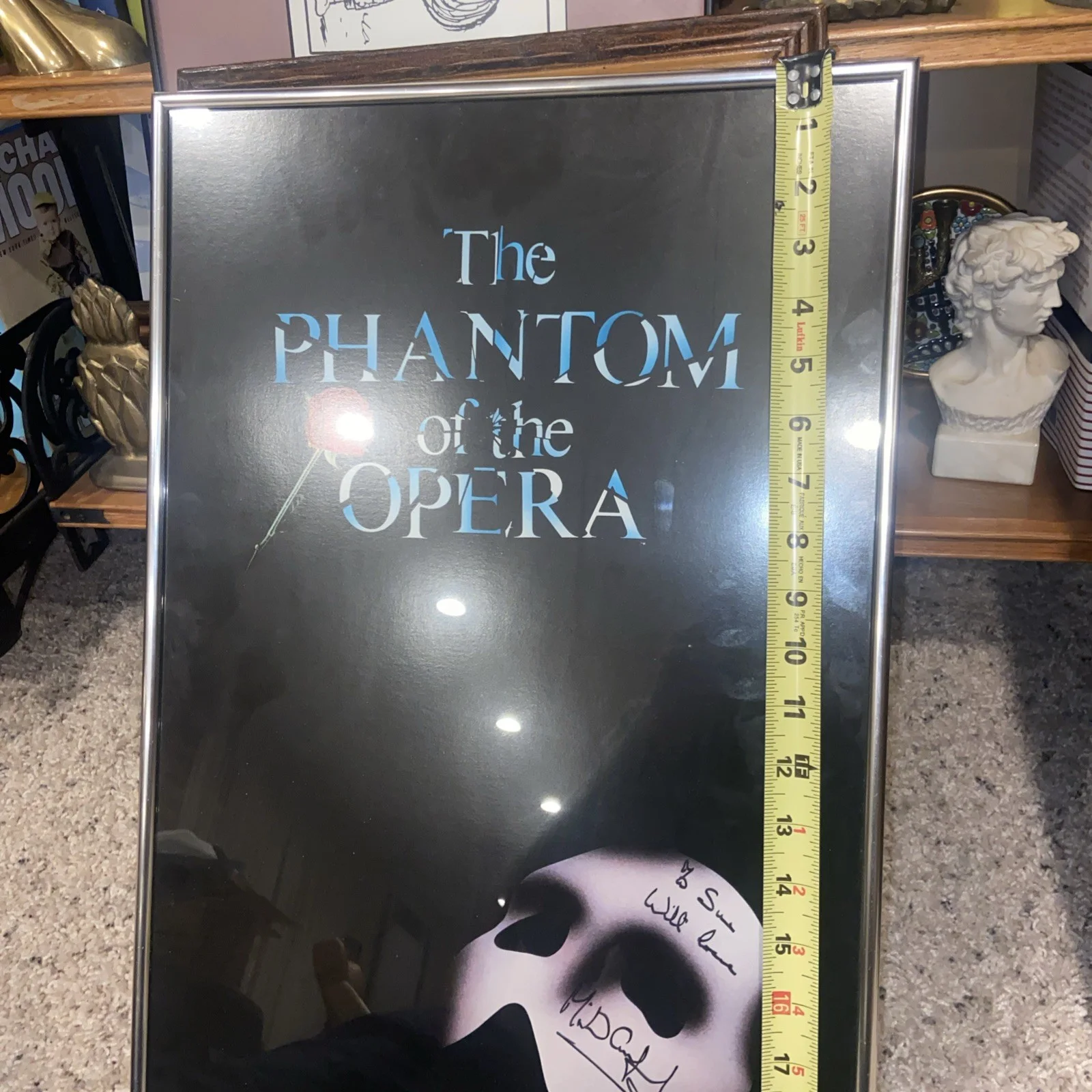 Michael Crawford Autographed Phantom Of The Opera Poster, image 5