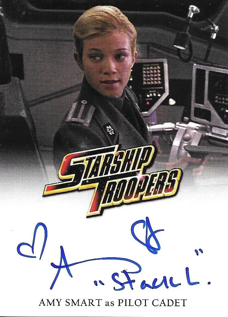 Amy Smart — Starship Troopers Amy Smart JSA CG59443 Signed Custom Card