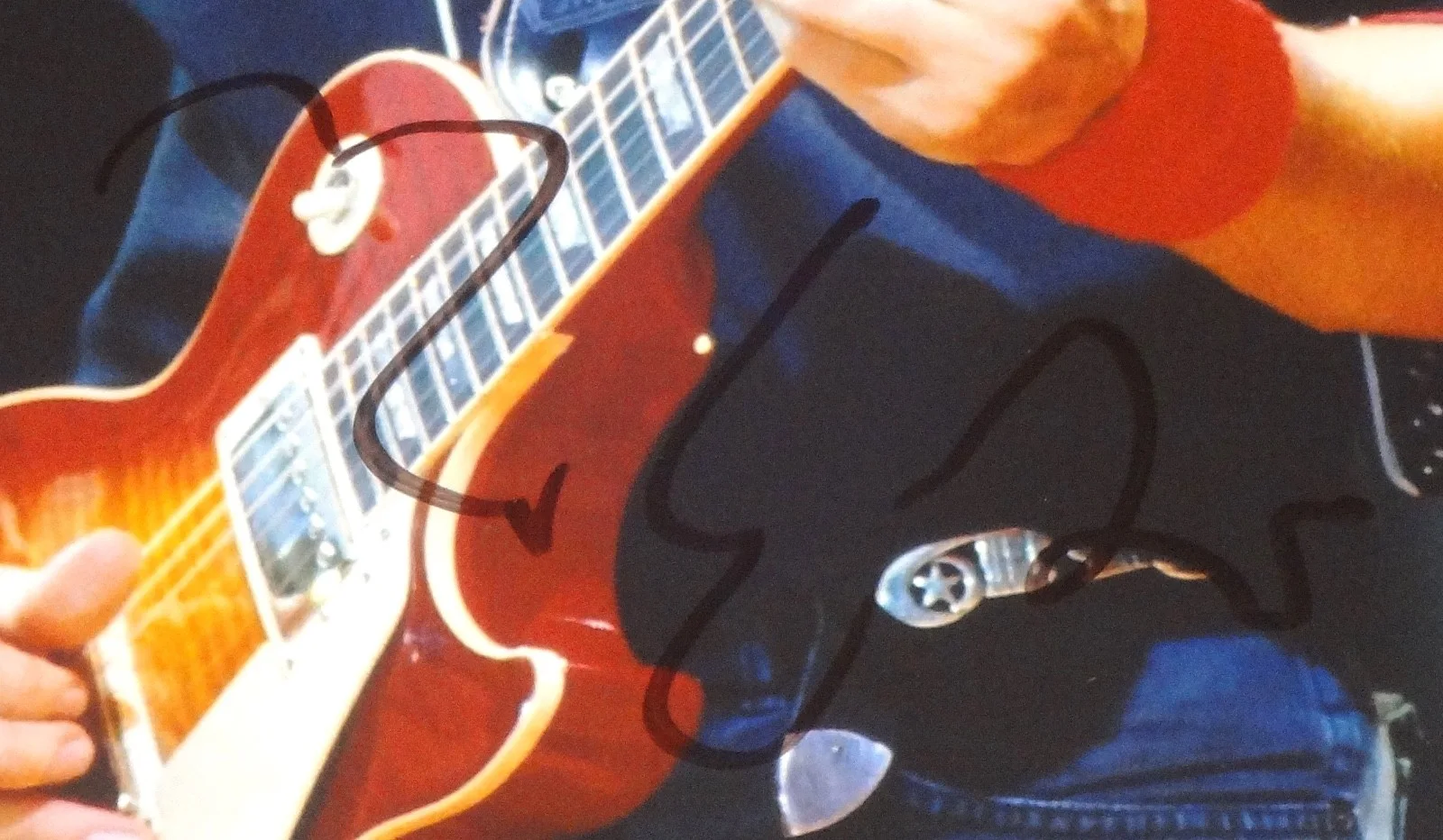 DIRE STRAITS MARK KNOPFLER HAND SIGNED AUTOGRAPHED 11X14 VINTAGE PHOTO WITH PROF, изображение 2