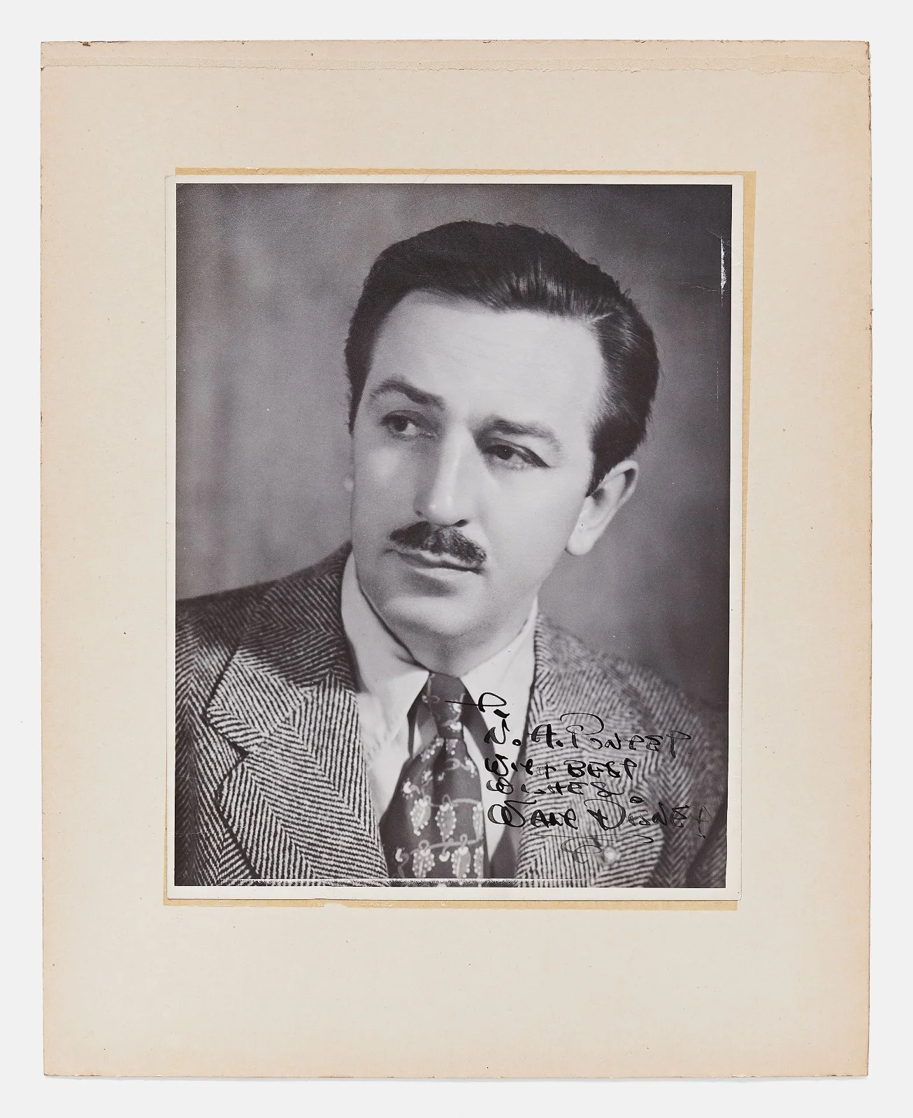 Walt Disney Large 11" x 14" Signed Photo - PSA/DNA Guaranteed w Phil Sears COA, image 3