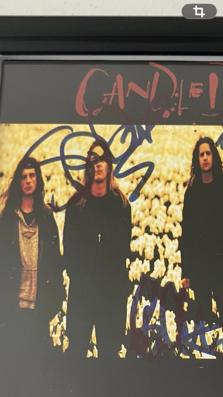 CANDLEBOX SIGNED/AUTOGRAPHED CD COVER FRAMED WITH COA, image 2